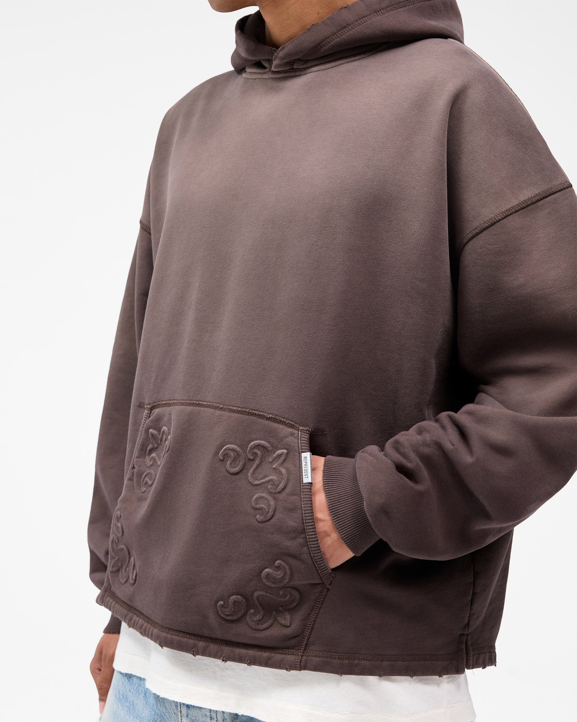Represent X Hunter Hoodie - Stained Brown