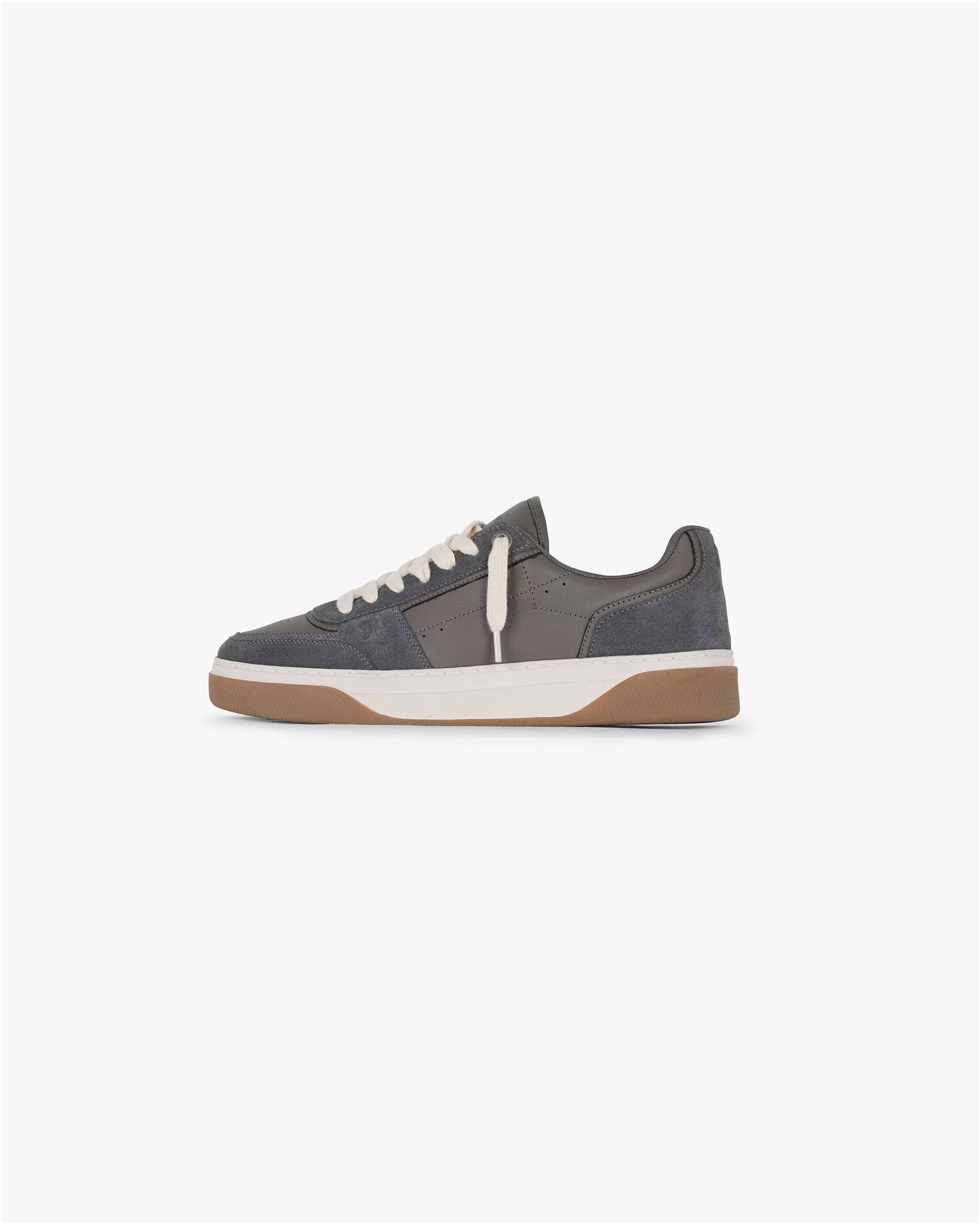 Initial Sneaker - Suede - Dark Taupe