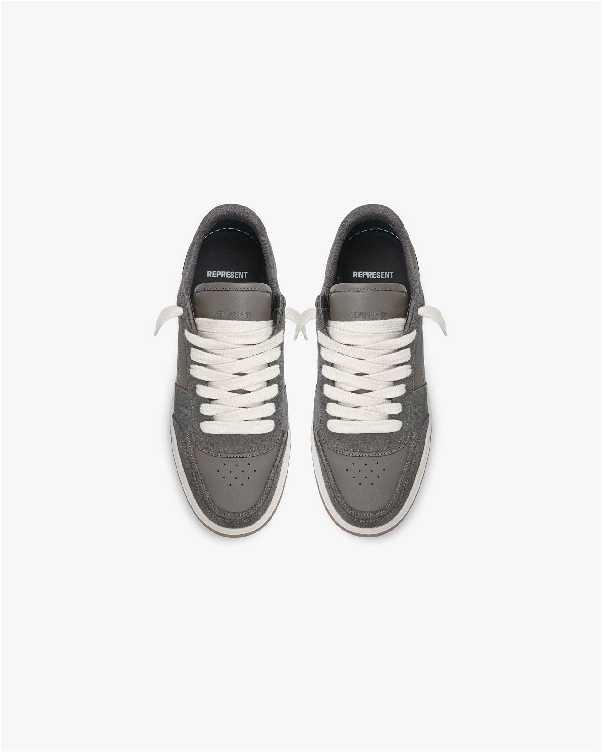 Initial Sneaker - Suede - Dark Taupe