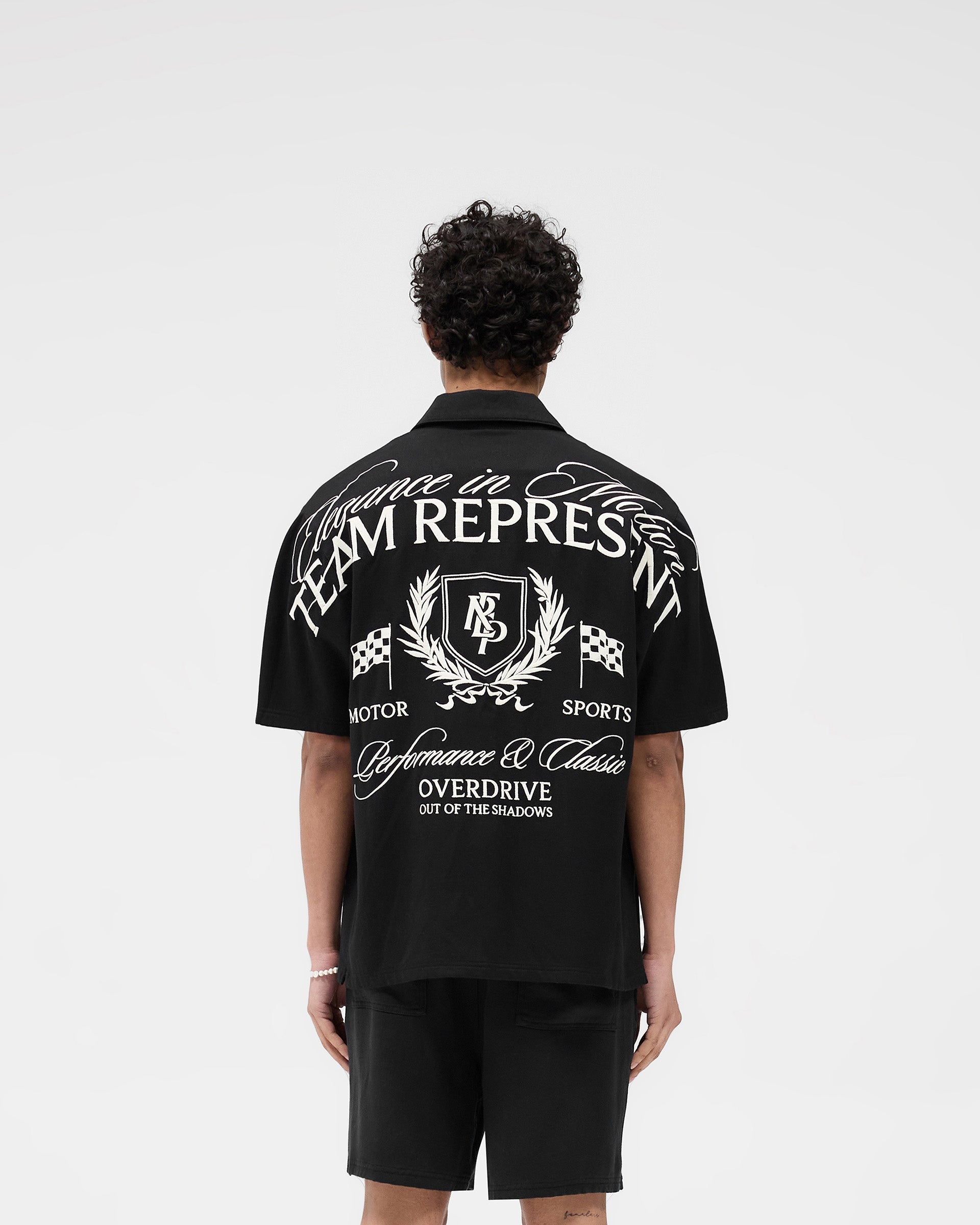 Represent Crest Shirt - Jet Black