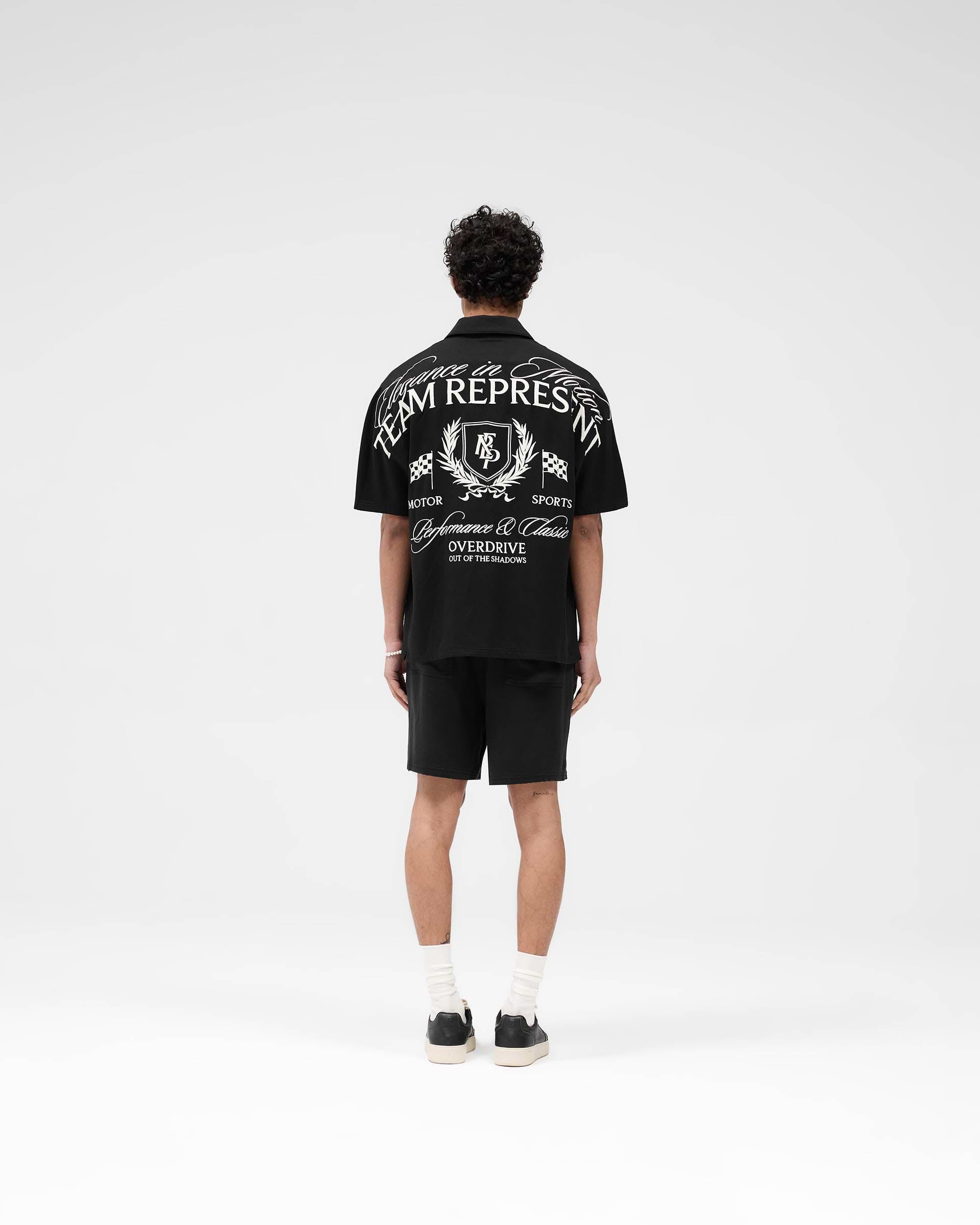 Represent Crest Short - Jet Black