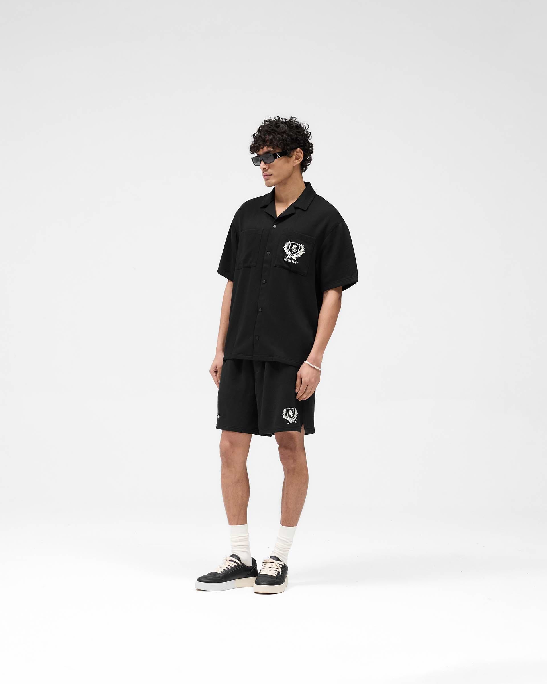 Represent Crest Shirt - Jet Black