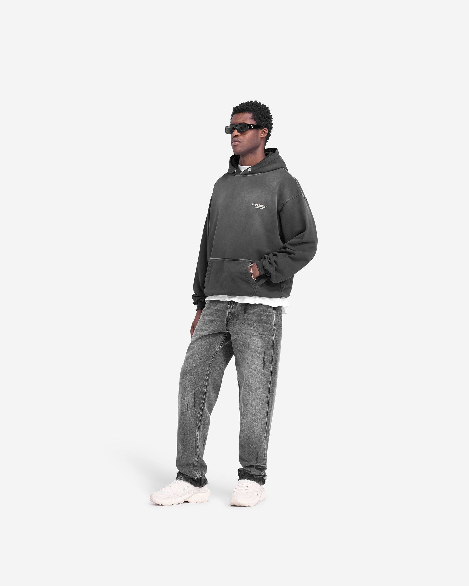 Aged Black Hoodie | Owners' Club | REPRESENT