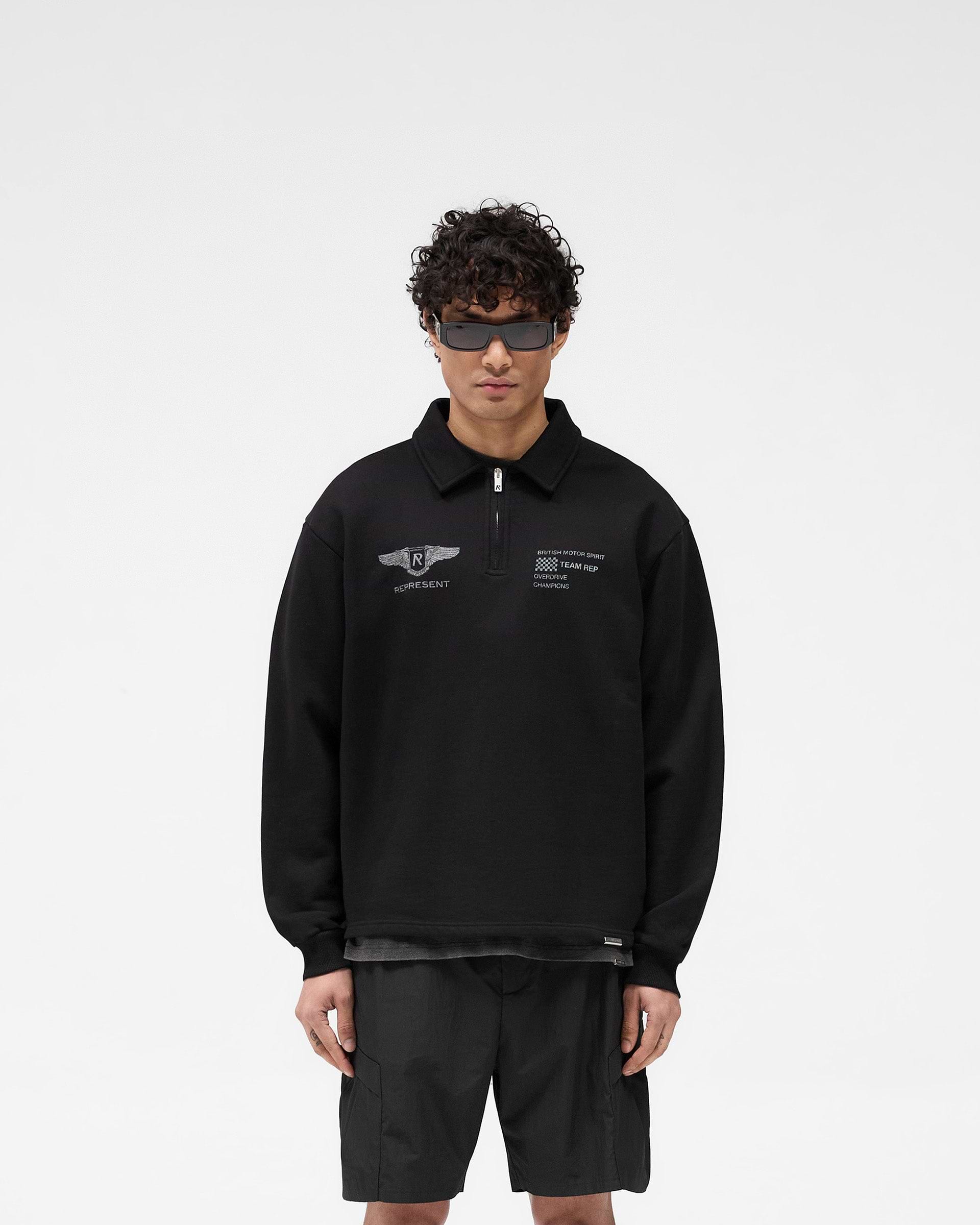 Team Rep Quarter Zip - Jet Black