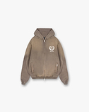Crest Zip Up Hoodie