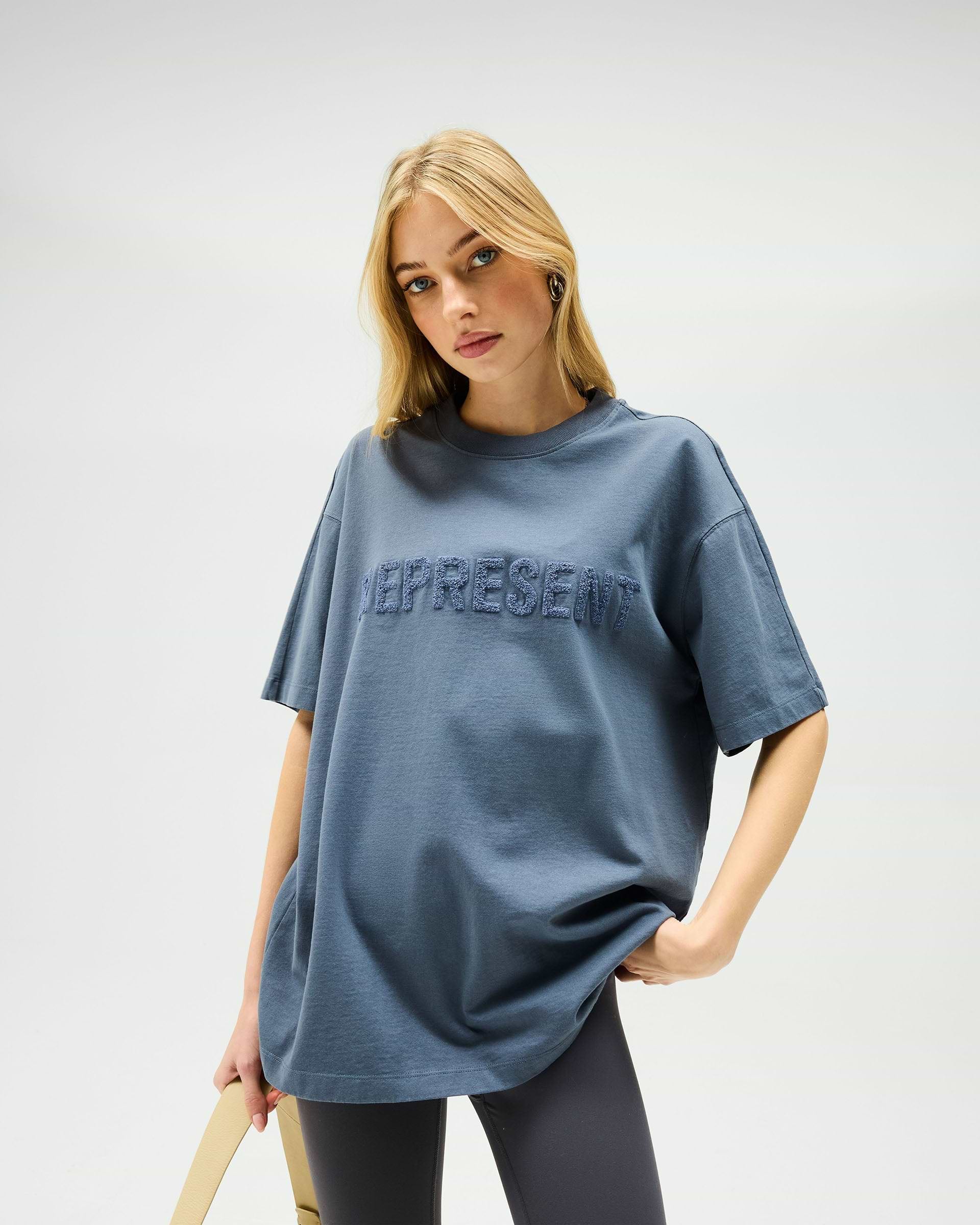 Owners Club Boyfriend T-Shirt - Steel Blue