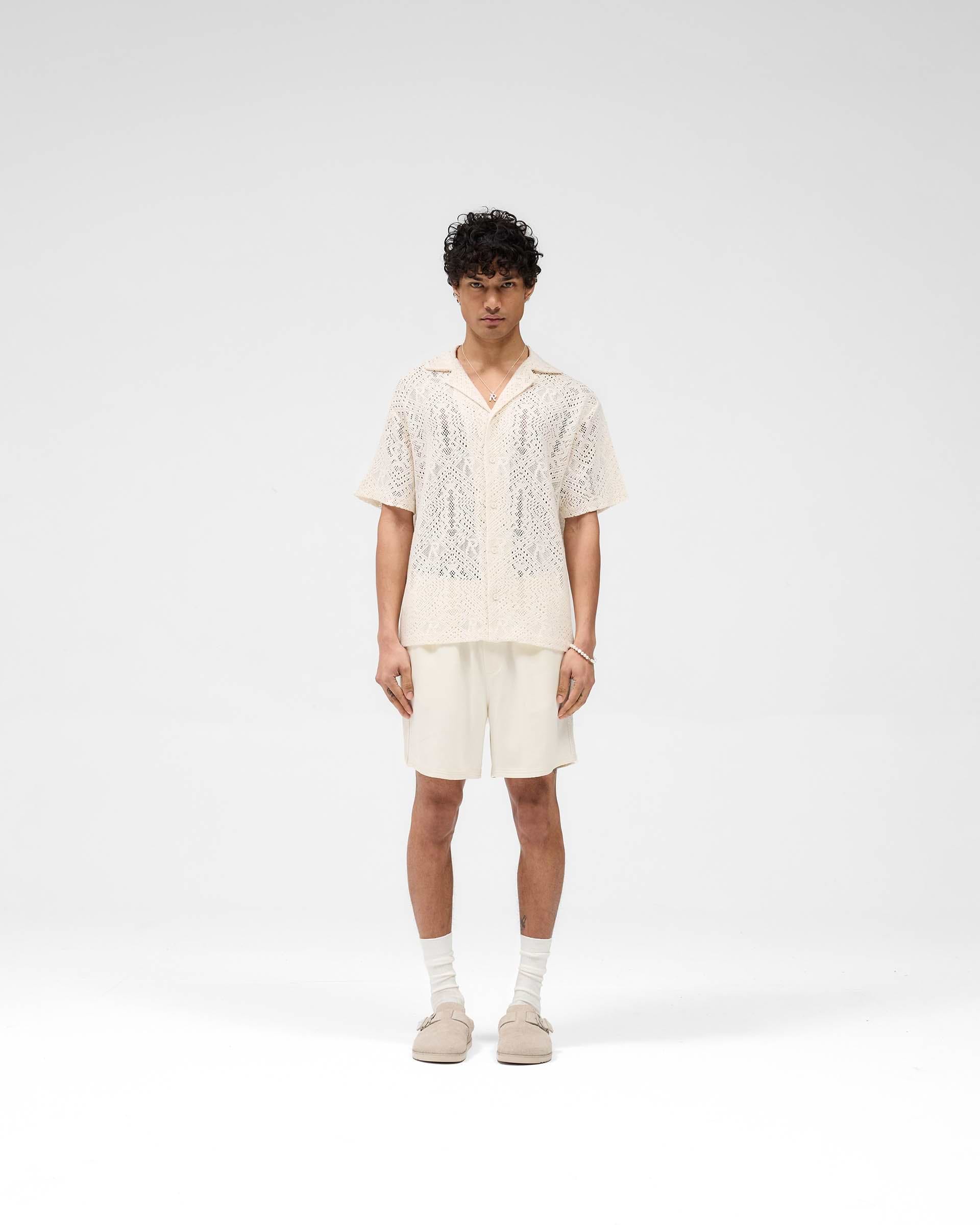 All Over Crochet Shirt - Off White