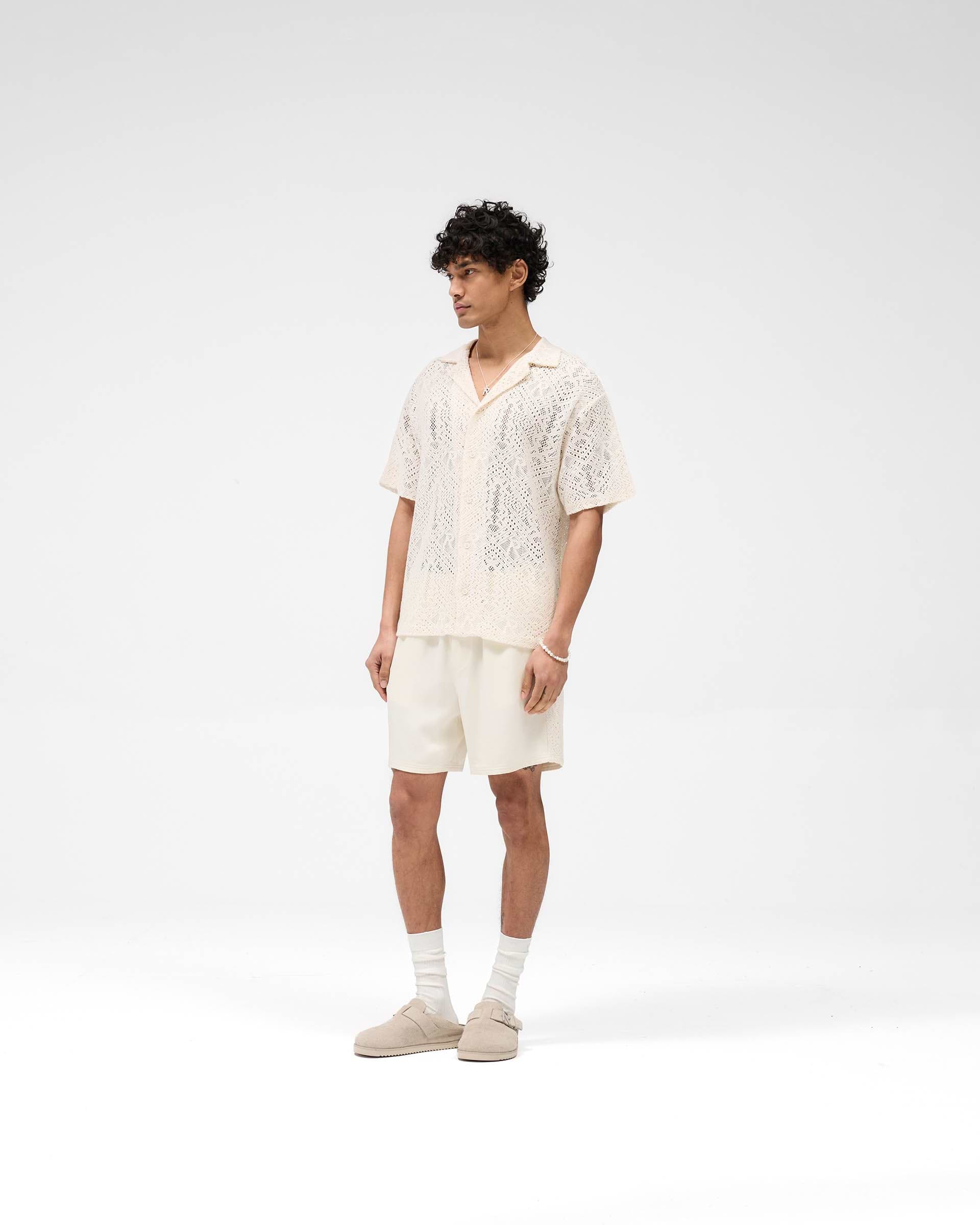 All Over Crochet Shirt - Off White