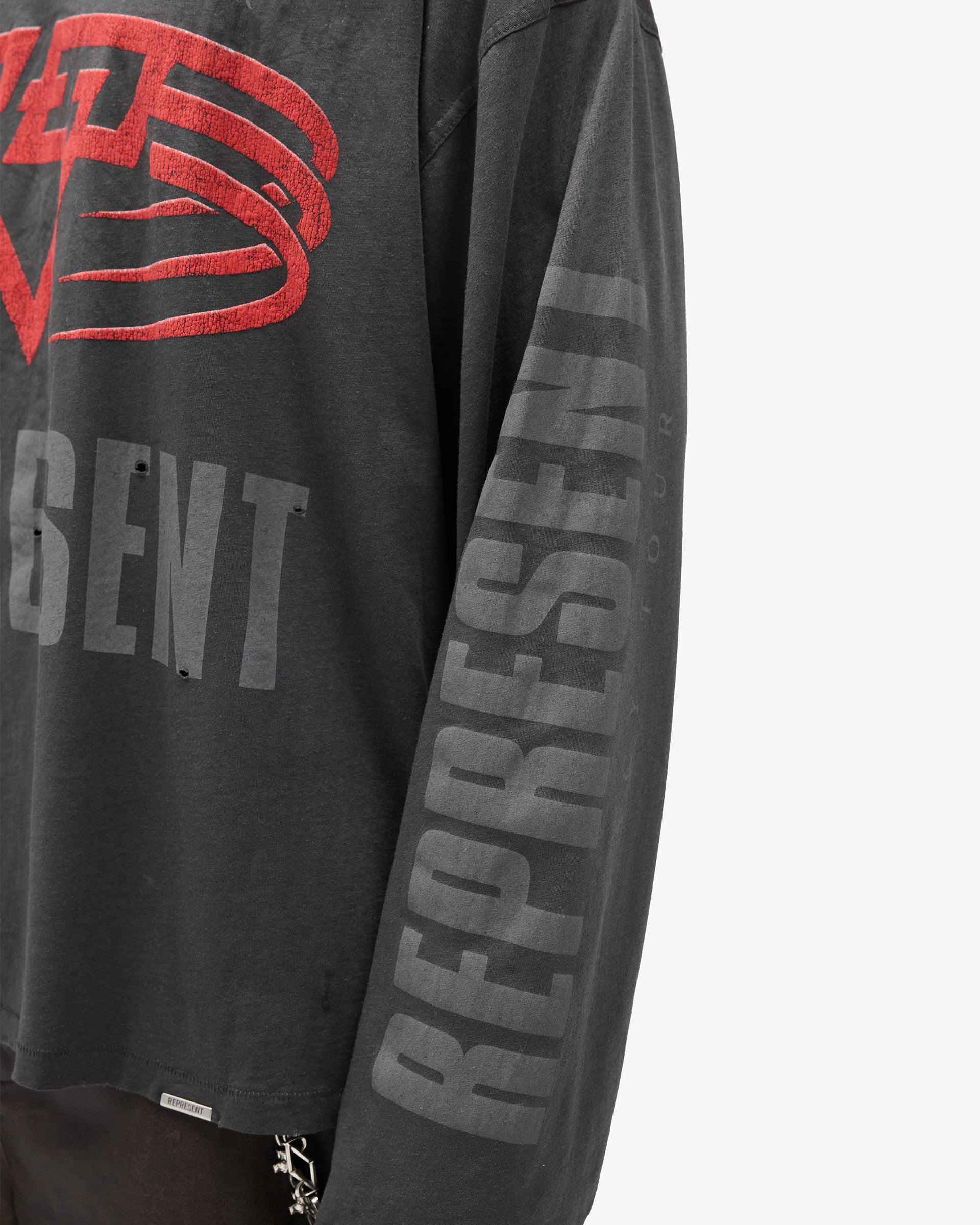 Reversible Living Legacy Tour Long Sleeve T-Shirt - Sun Fade Grey