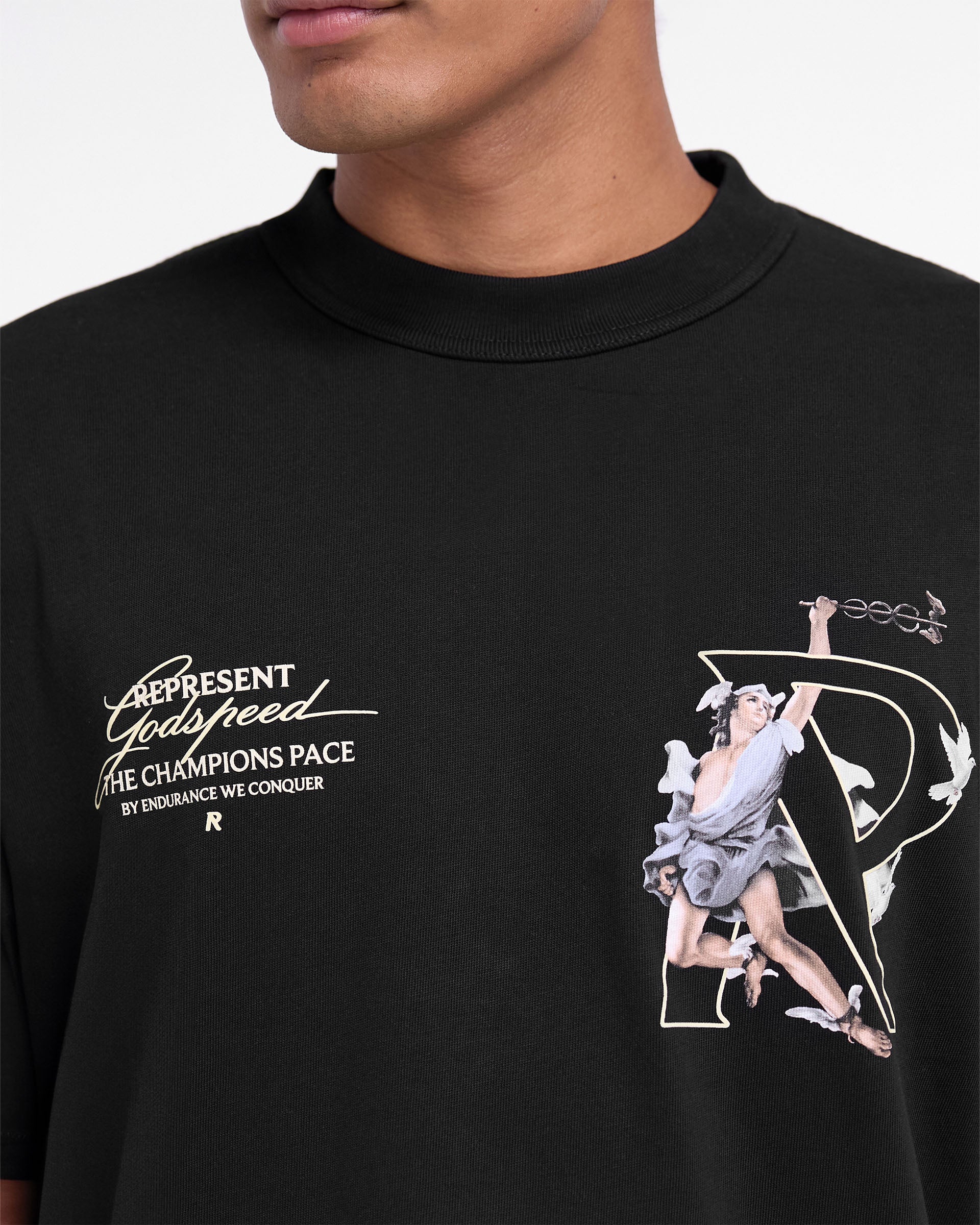 Hermes T-Shirt - Jet Black | REPRESENT