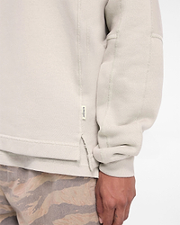 Stepped Hem Sweatshirt - Oat