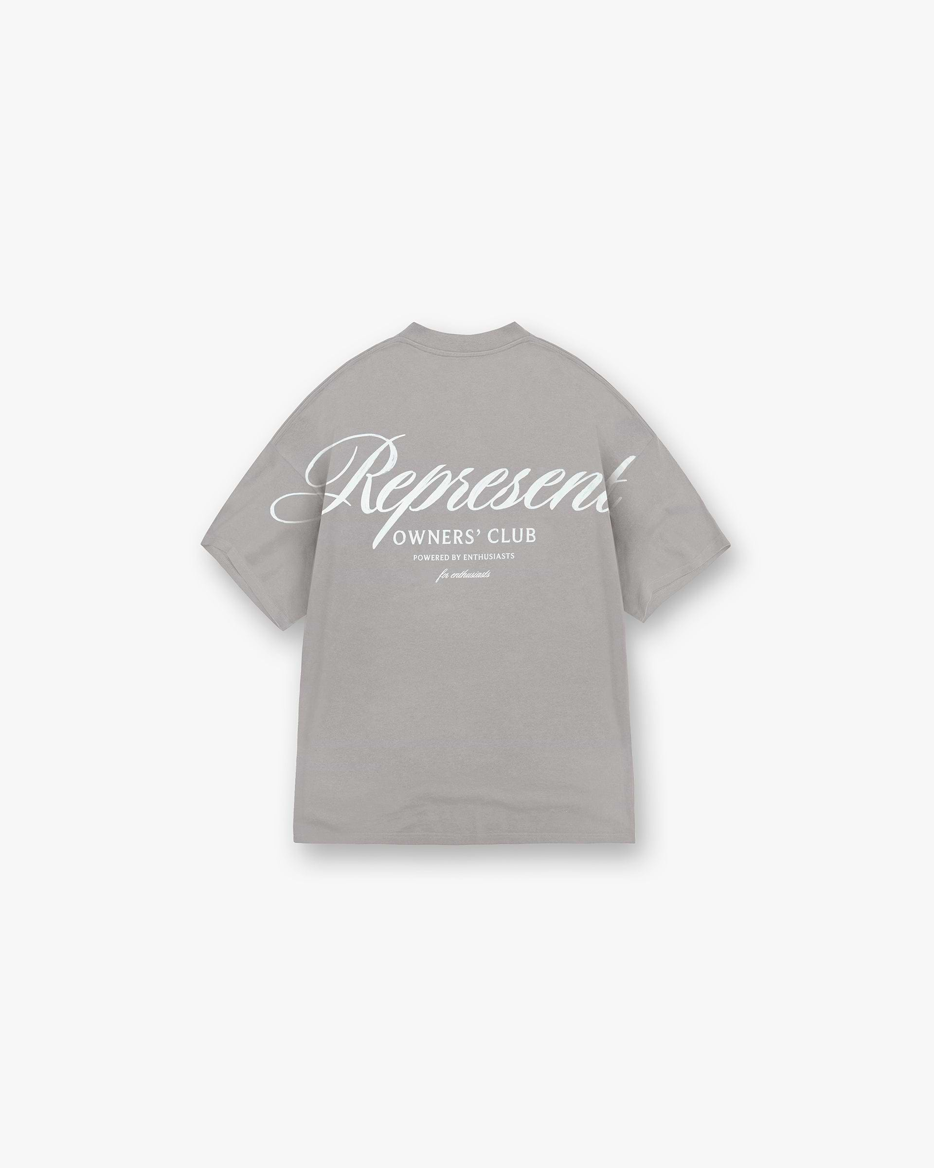 Represent Owners Club Script T-Shirt - Slate