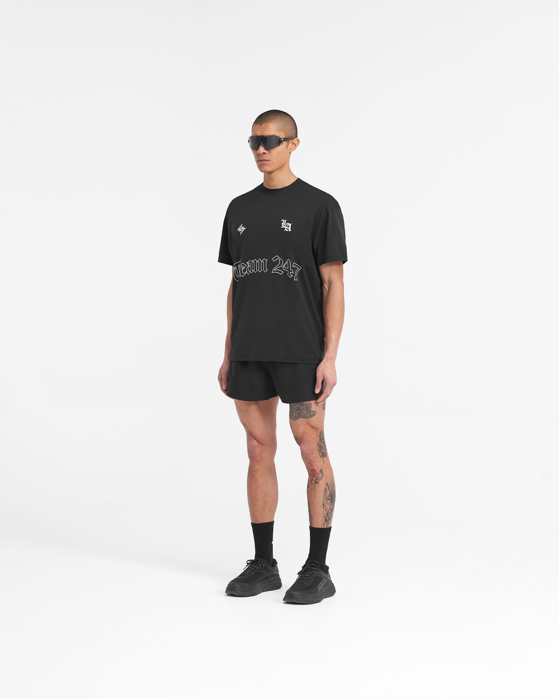 247 LA Marathon Oversized T-Shirt - Black