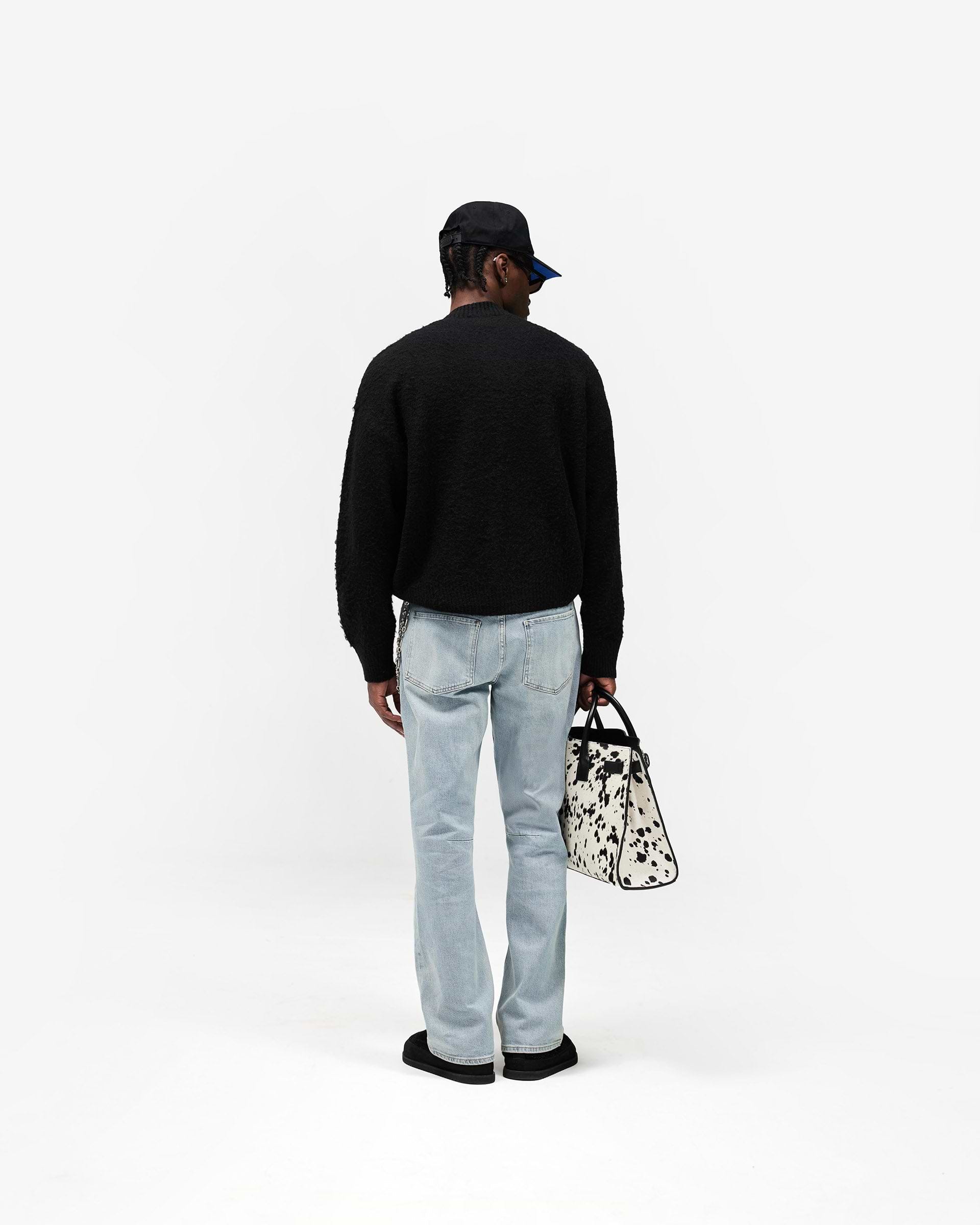Knitted Bomber Jet Black | Mens Shirts & Jackets | REPRESENT