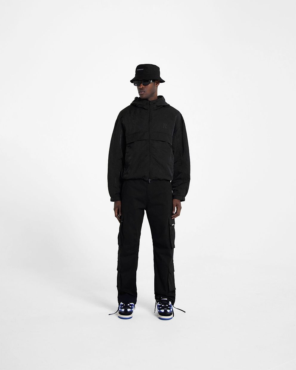 Hooded Track Jacket - Jet Black