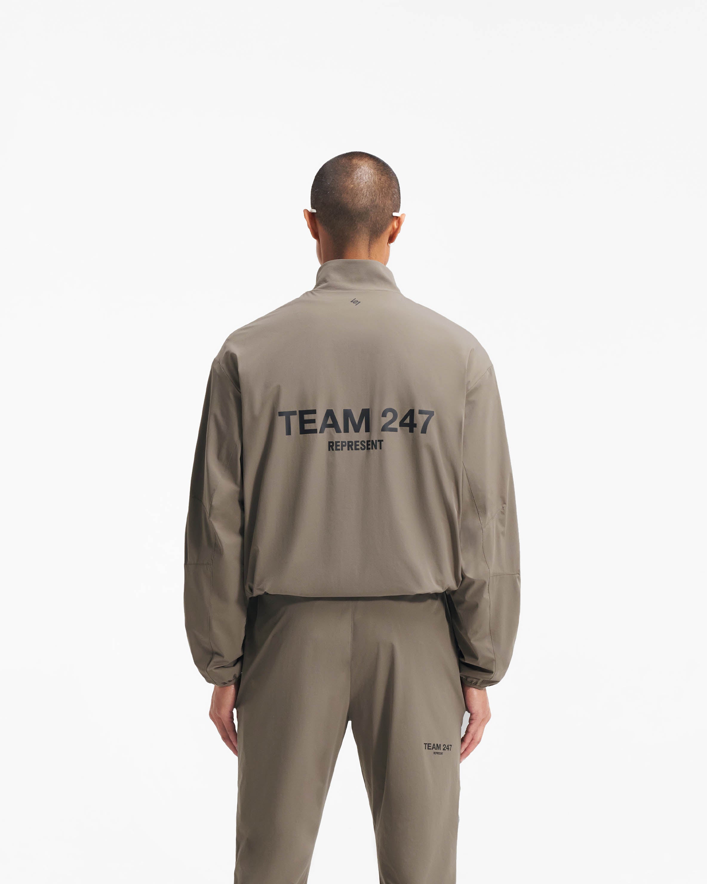 Team 247 Track Jacket | Training Jacket Army | REPRESENT CLO