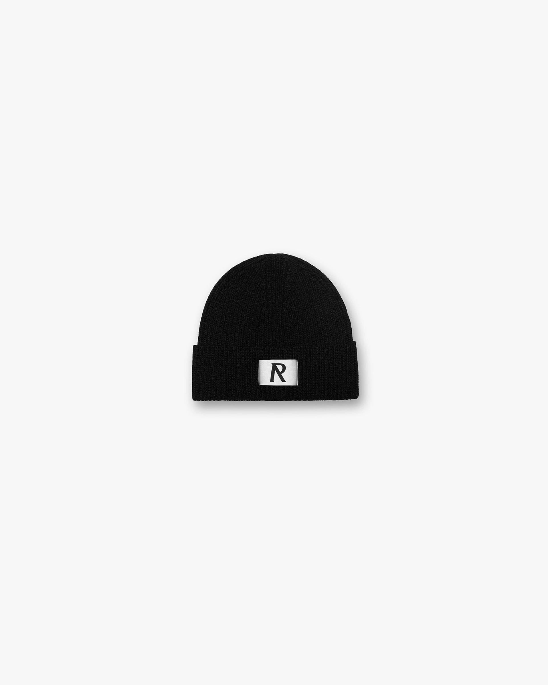 Initial Patch Beanie - Black