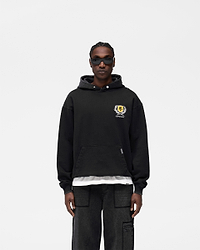 Crest Hoodie - Vintage Black