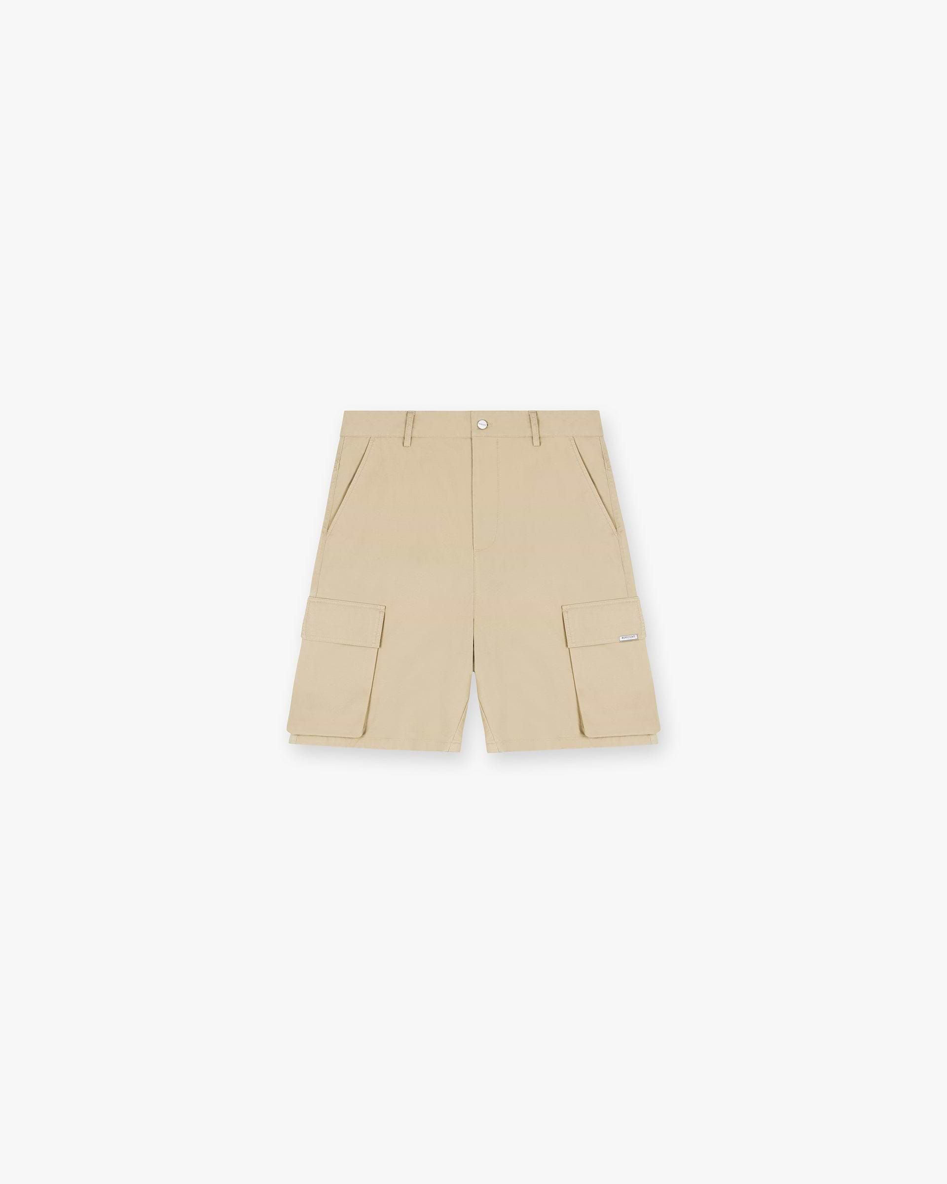 Baggy Cotton Cargo Short - Sandstone