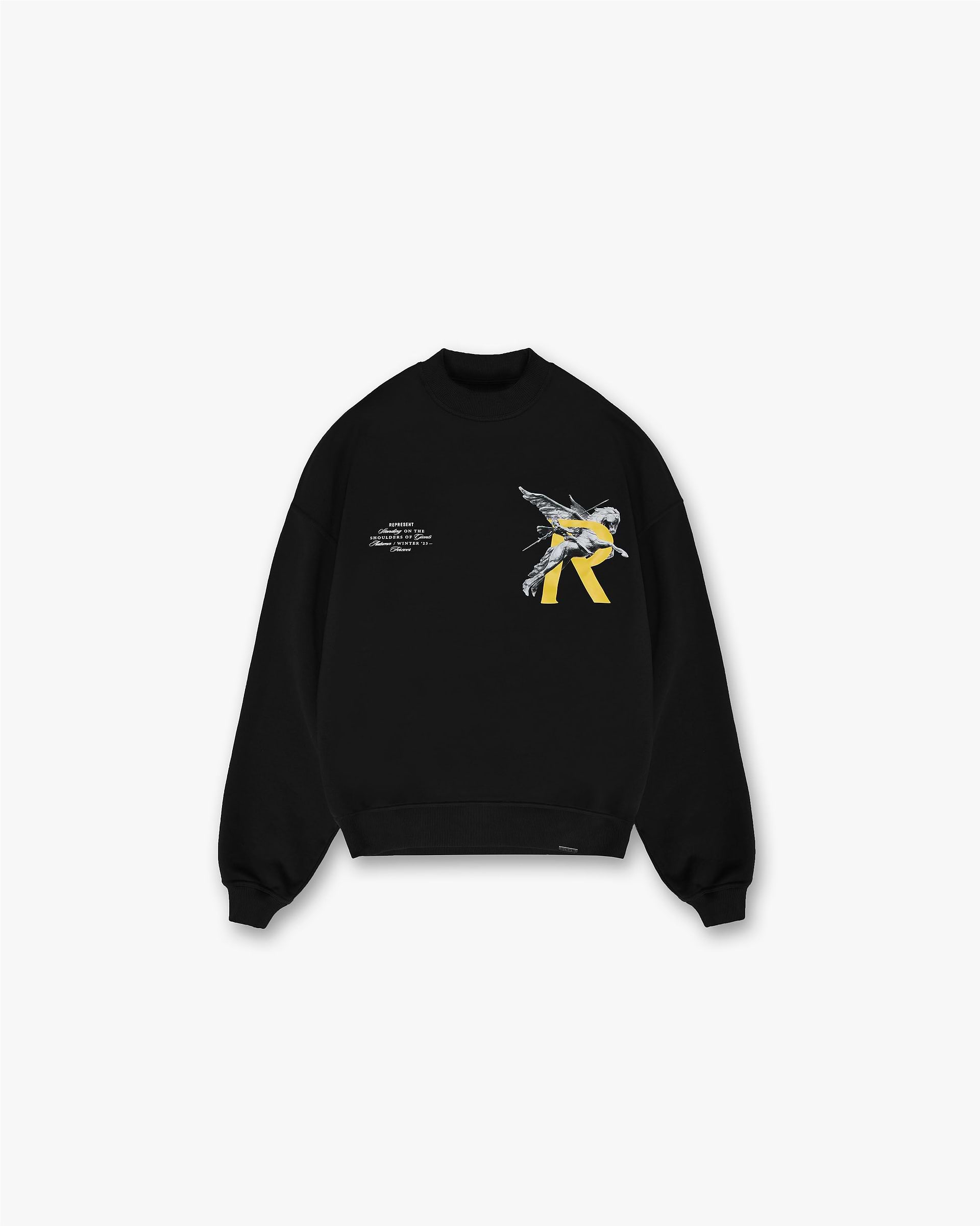 Giants Sweater | Jet Black Sweaters FW23 | Represent Clo