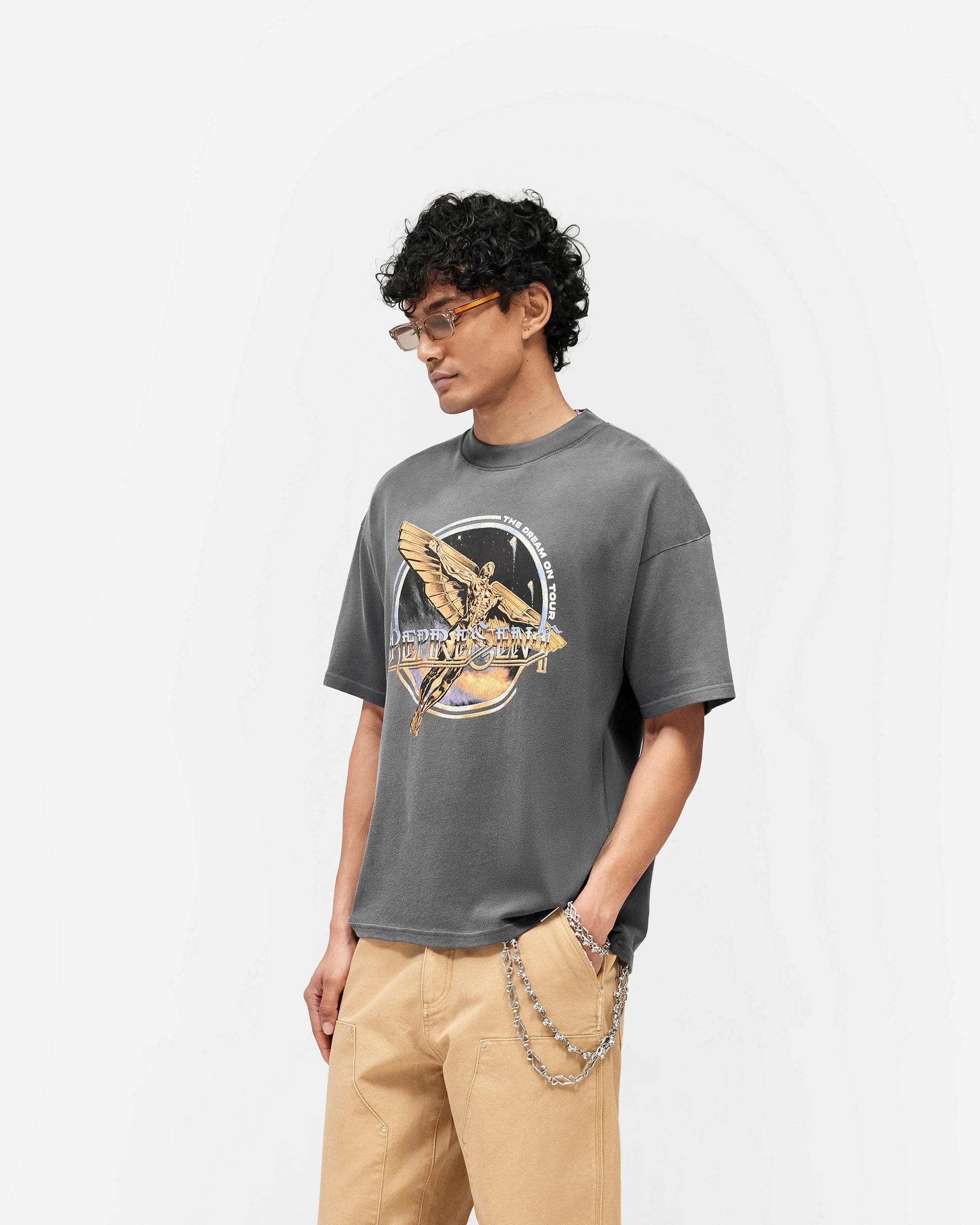 Golden Tour T-Shirt Sun Fade Grey | Spring Summer T Shirts | REPRESENT