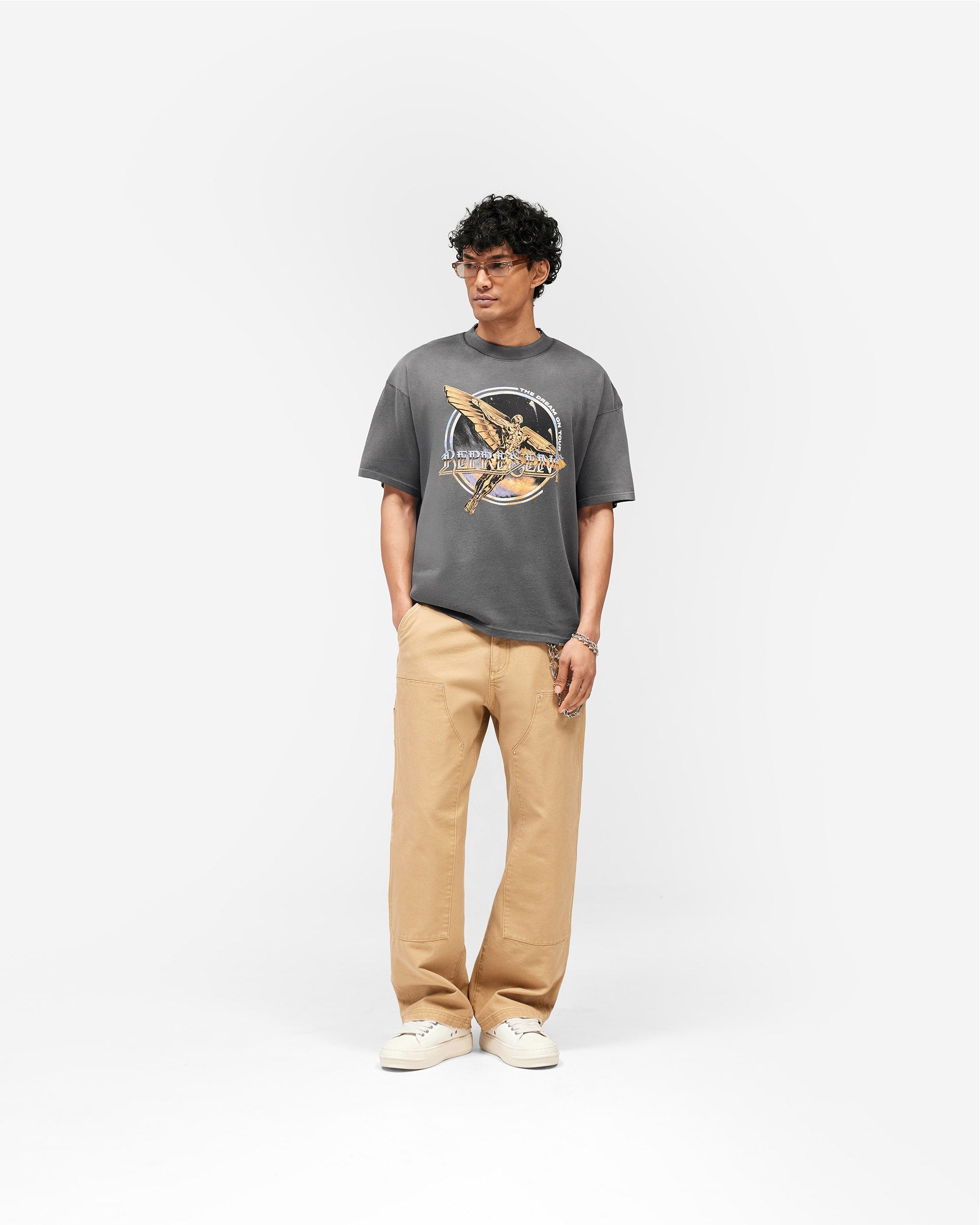 Golden Tour T-Shirt Sun Fade Grey | Spring Summer T Shirts | REPRESENT