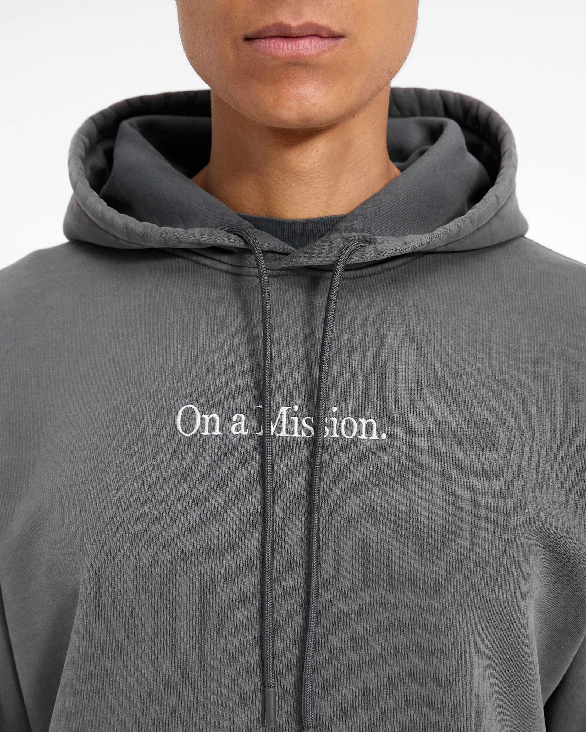 247 On A Mission Hoodie - Aged Black