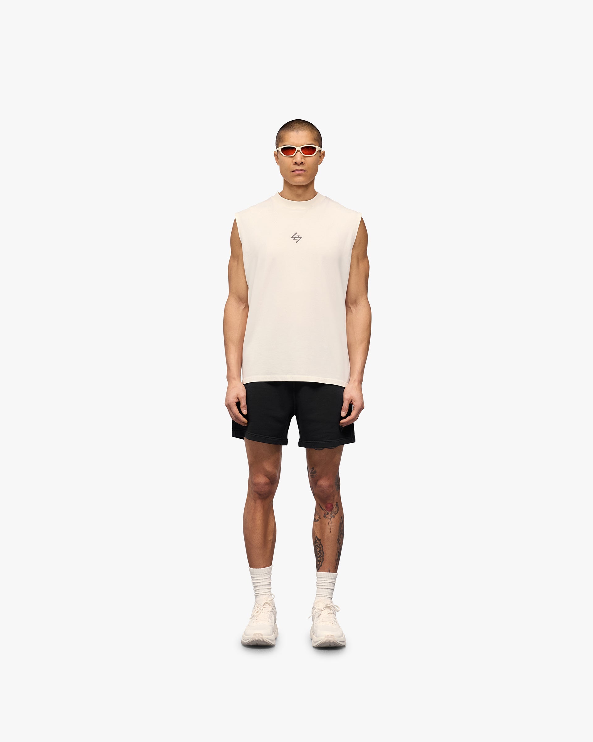 247 Motion Oversized Tank - Flat White