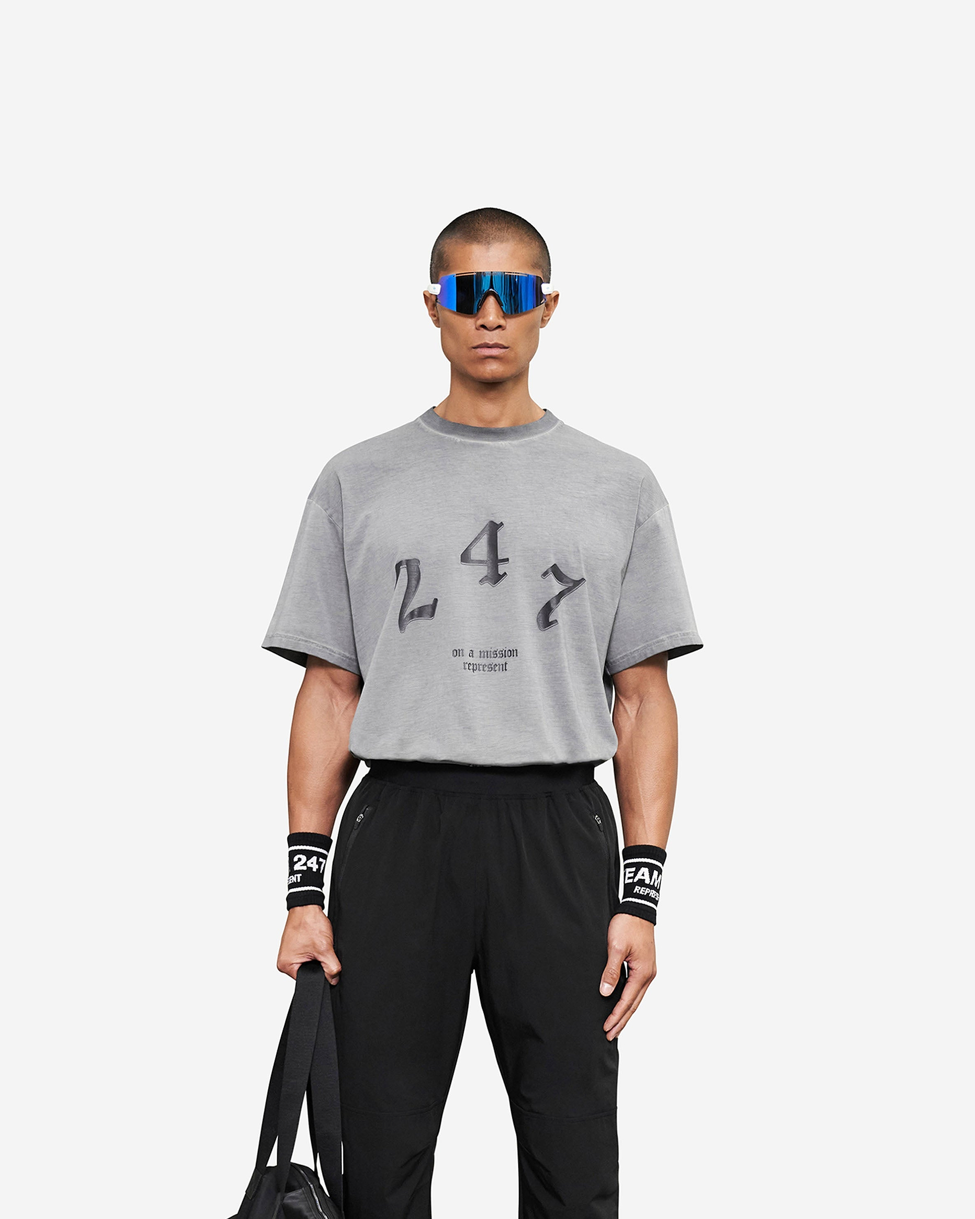 Vintage 247 Oversized T-Shirt - Smoke