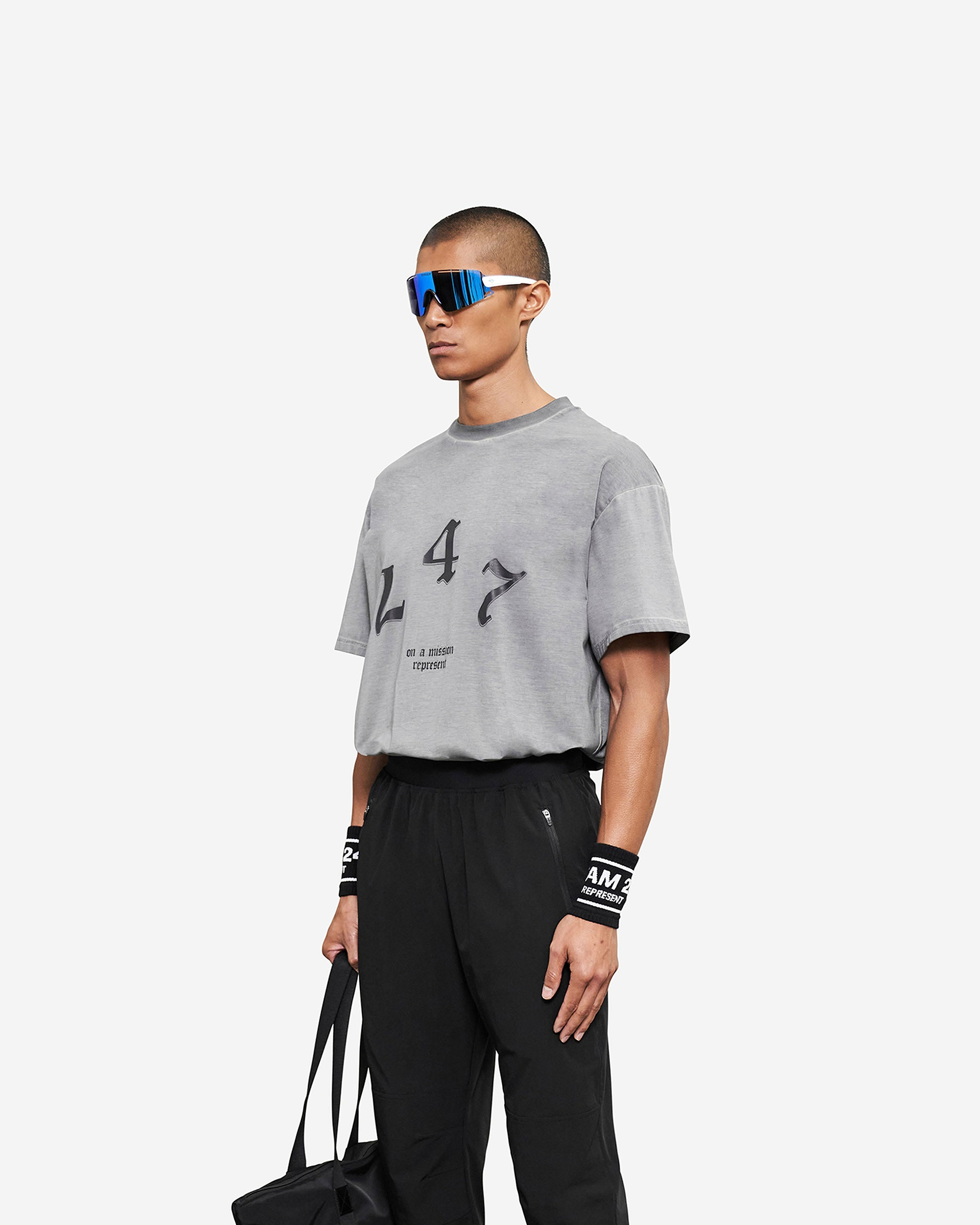 Vintage 247 Oversized T-Shirt - Smoke
