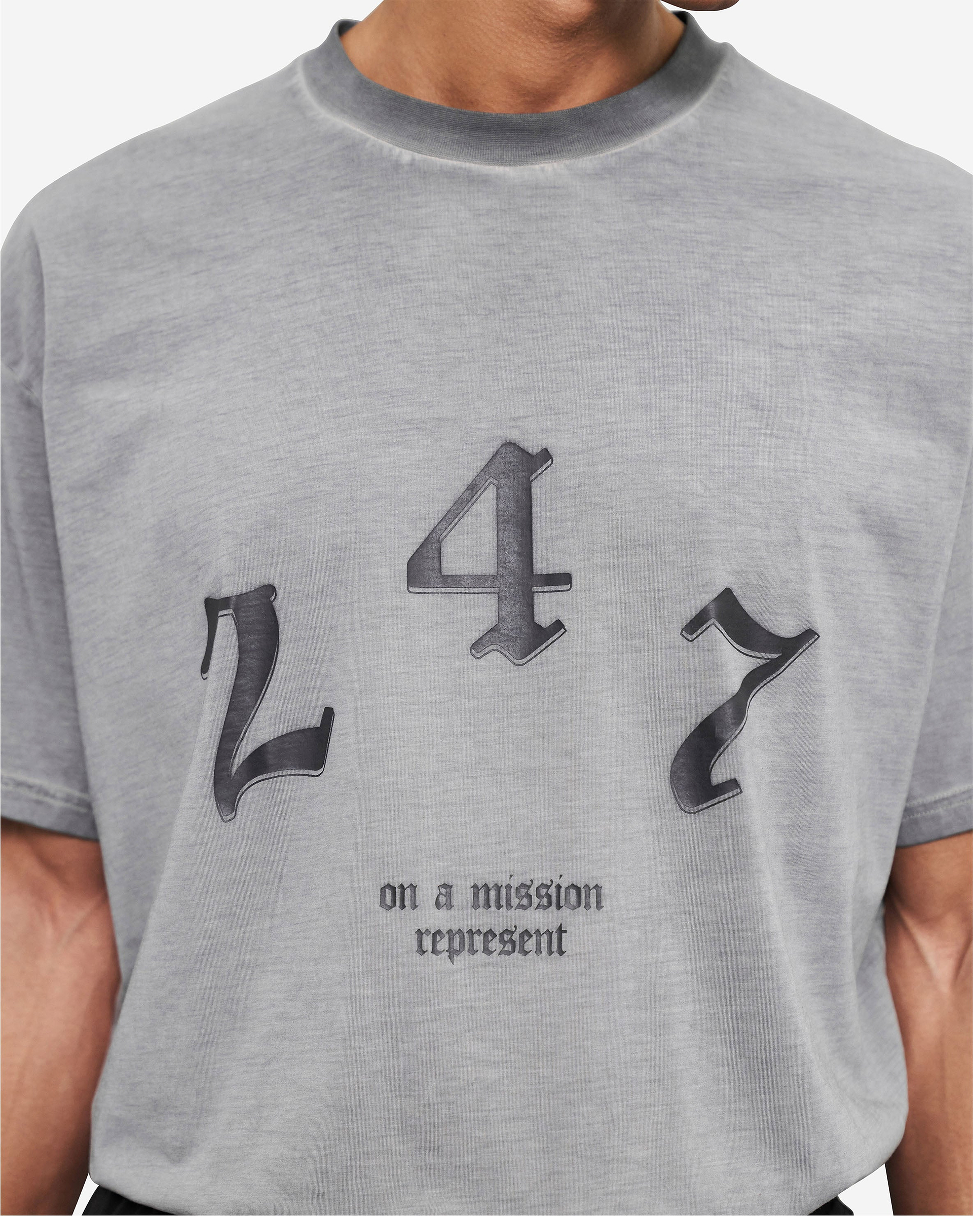 Vintage 247 Oversized T-Shirt - Smoke