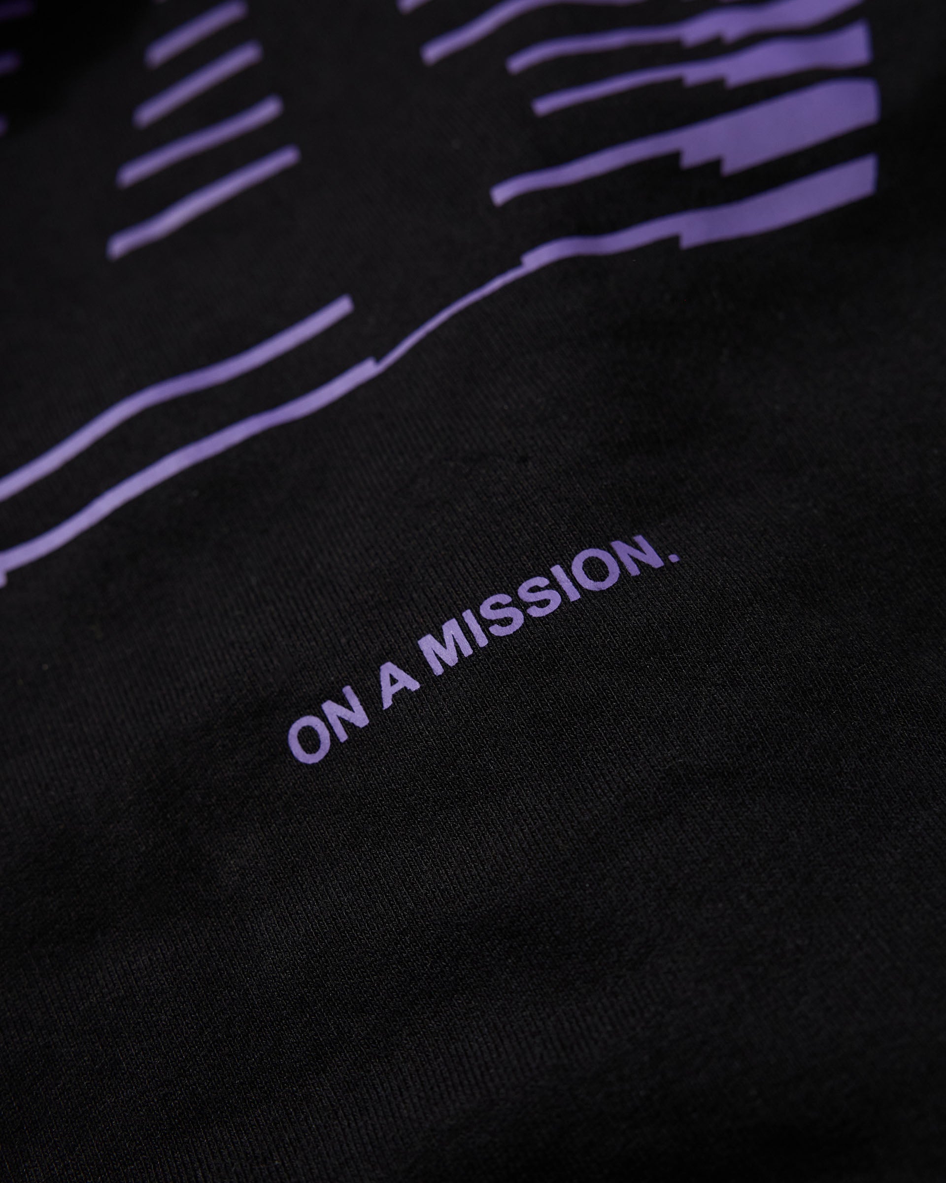 247 Berlin Hoodie - Black Purple