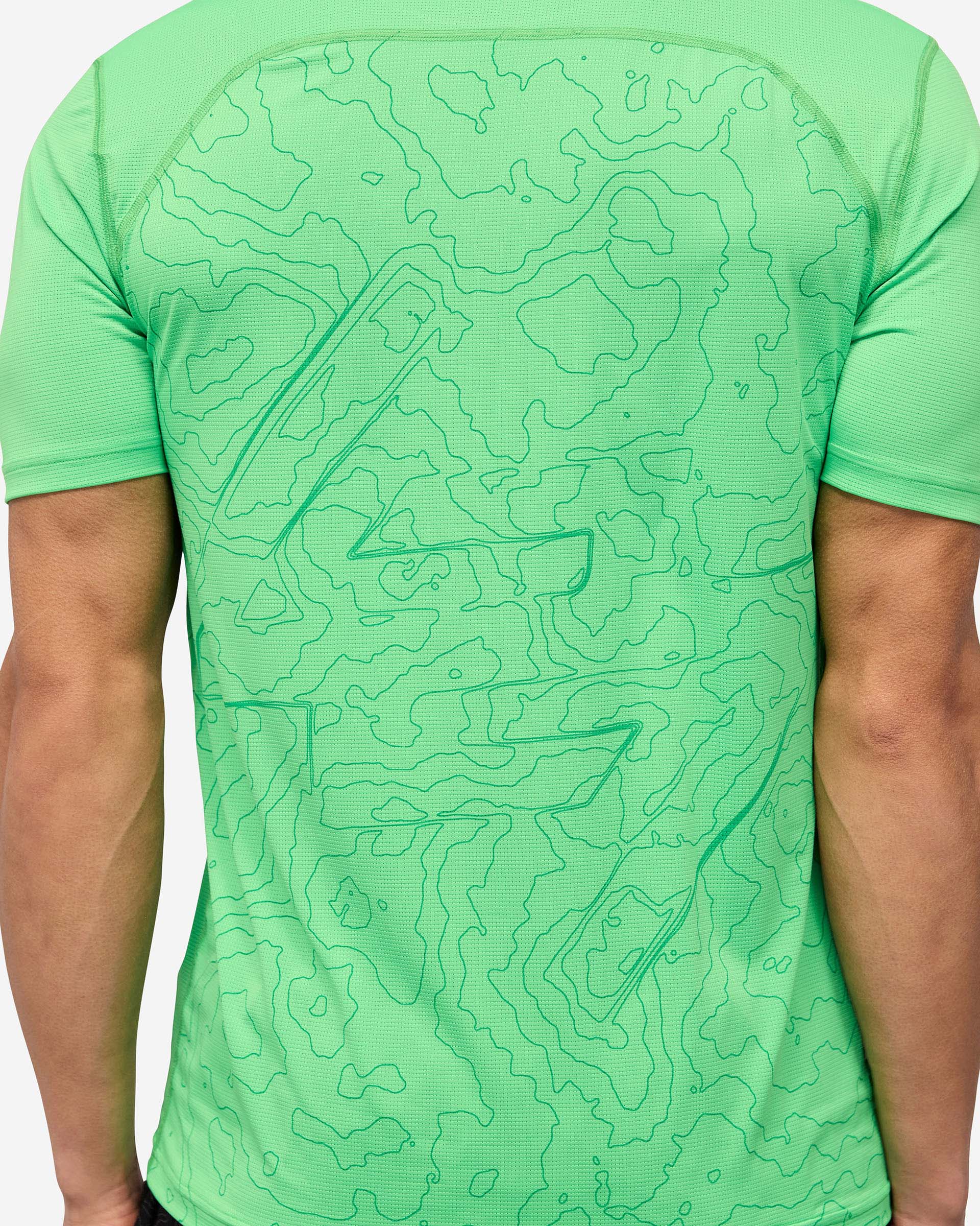 Tシャツ・カットソー Represent 247 Contour Run T-Shirt 247 Future Terrains T-Shirt | Umber | REPRESENT
