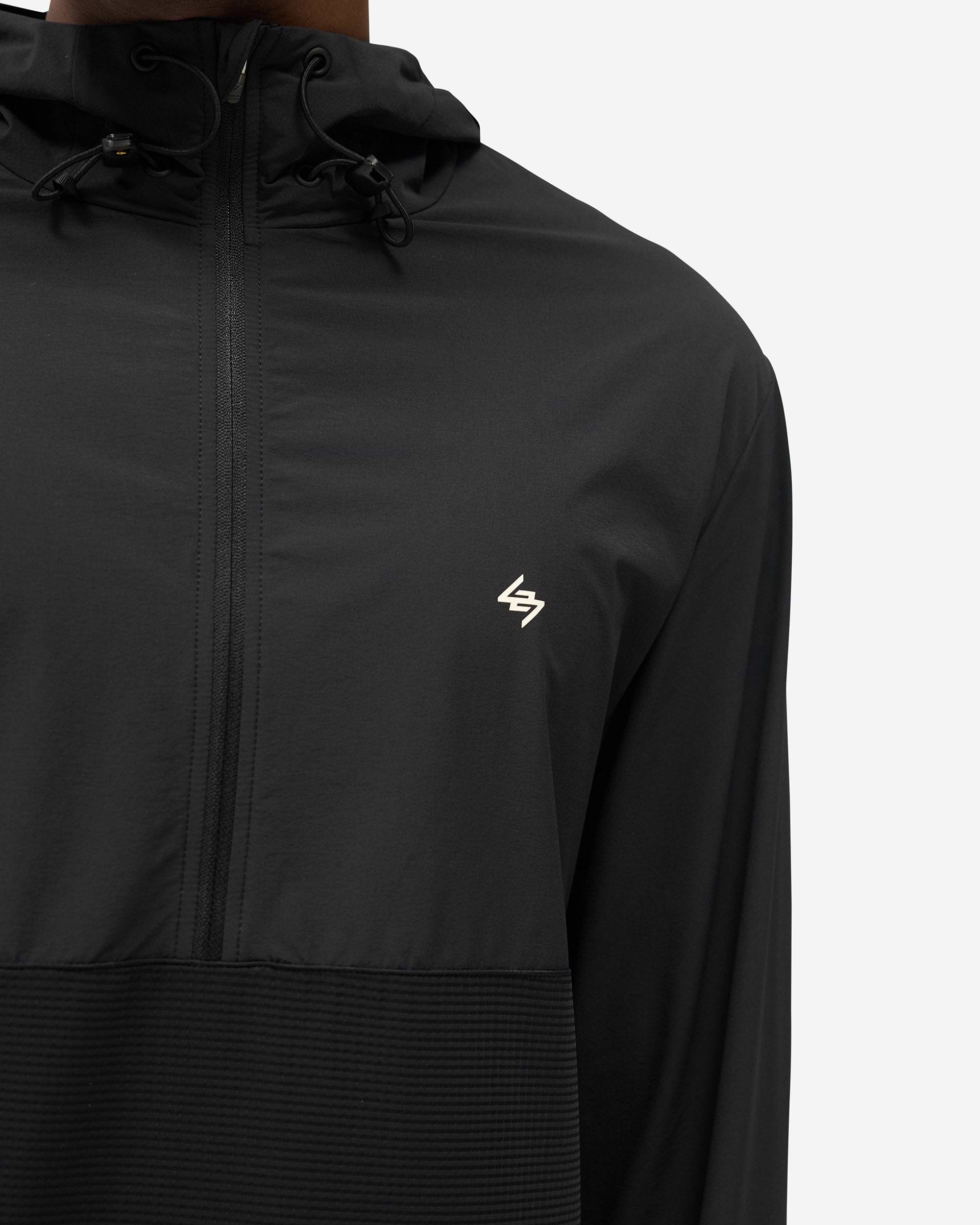 247 Hooded Quarter Zip - Black