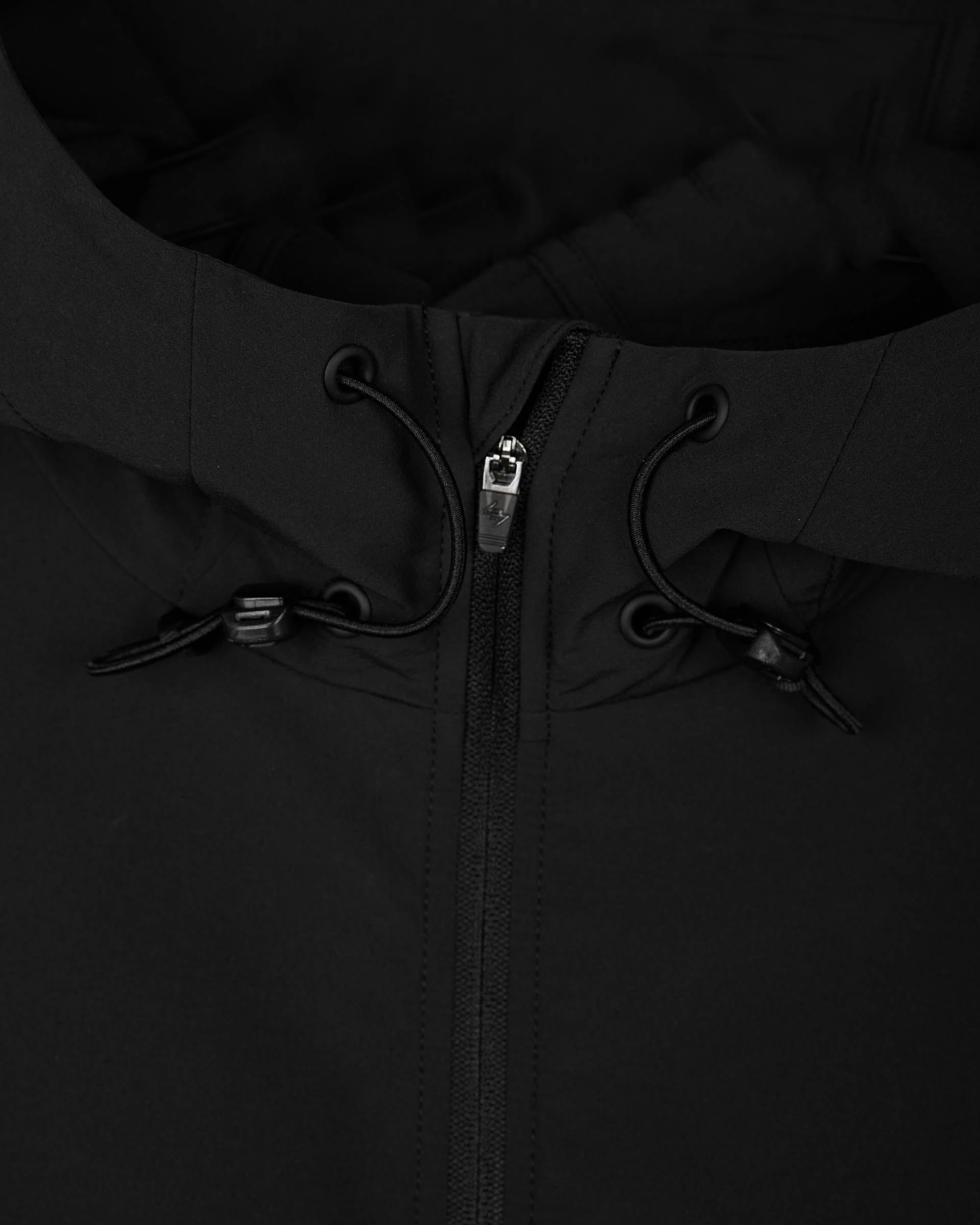 247 Hooded Quarter Zip - Black