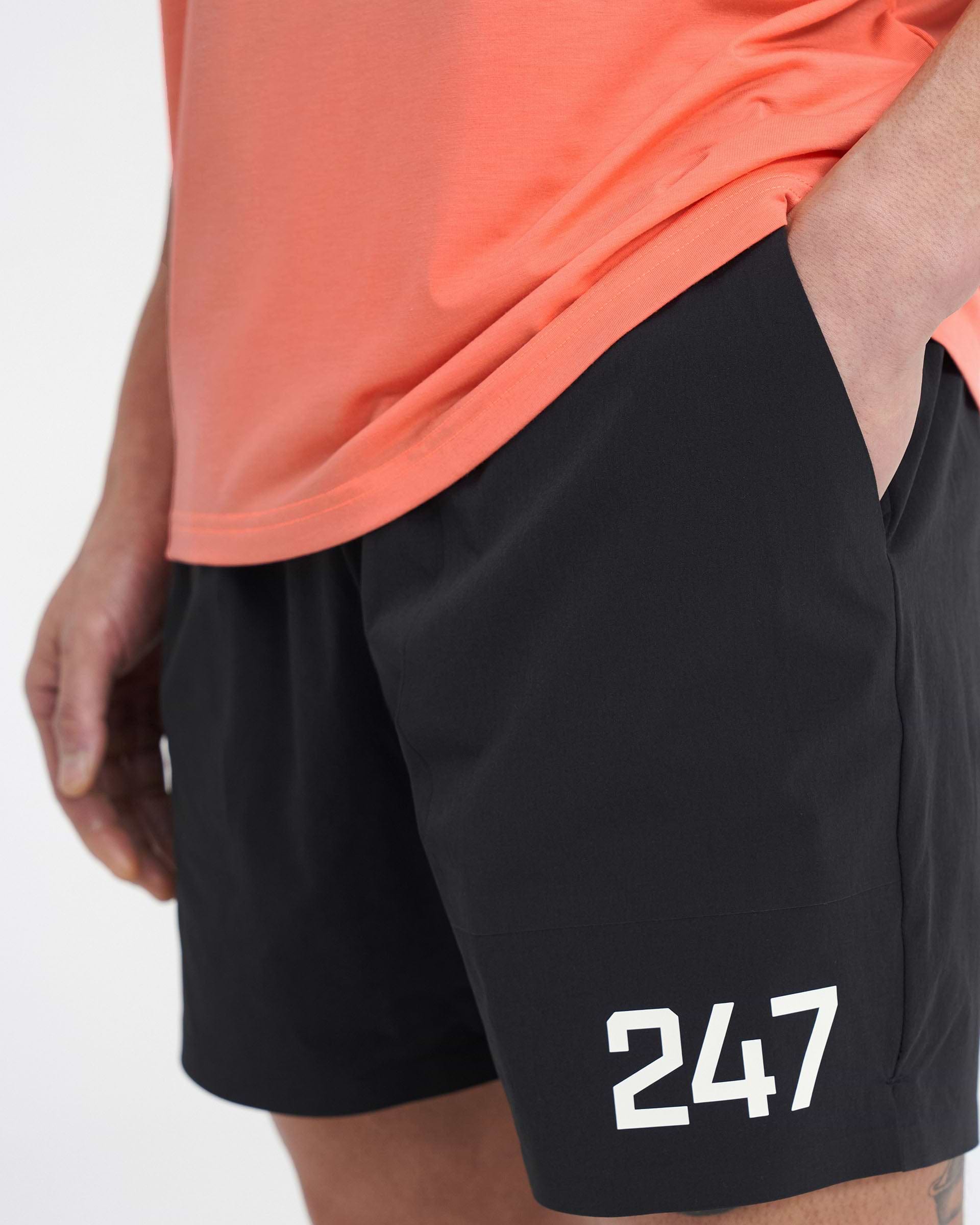L'Appartement　SHOUIA　SPORTS CHARM　Black Black Gym Shorts | 247 | REPRESENT