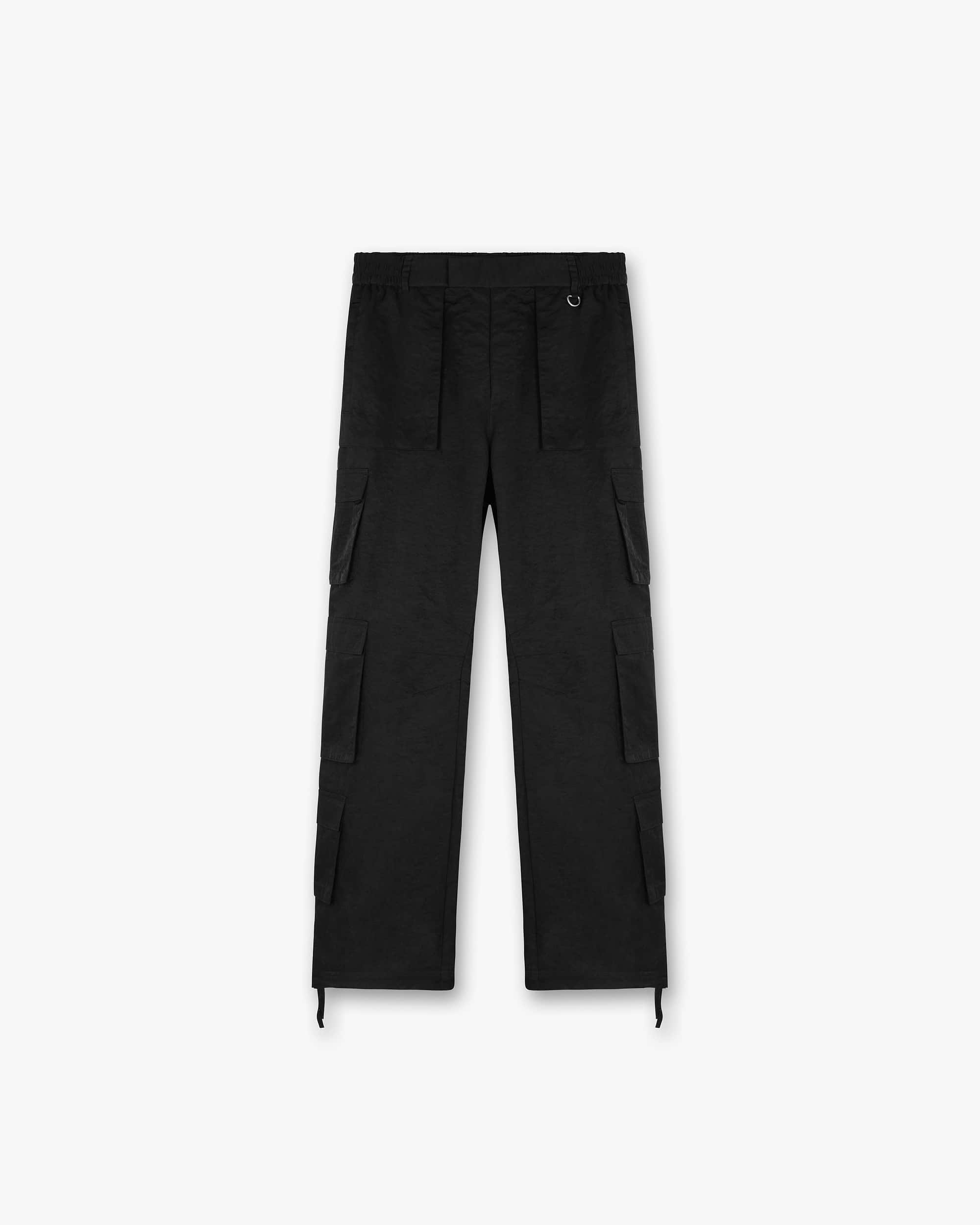 For The Streets Nylon Cargo Pants - Black