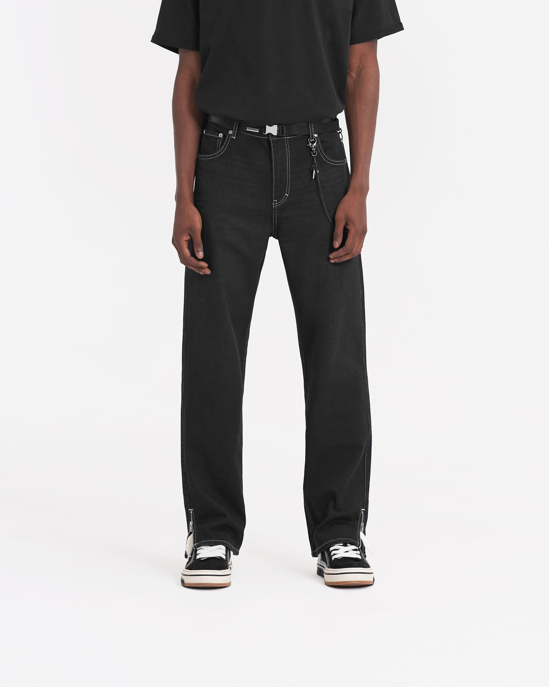 R2 Split Denim - Black