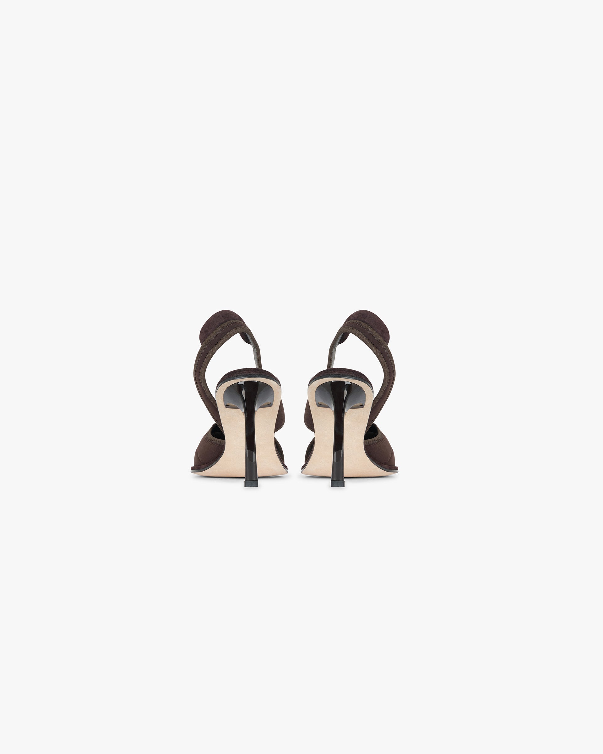 Asymmetric Stretch Heel - Chocolate