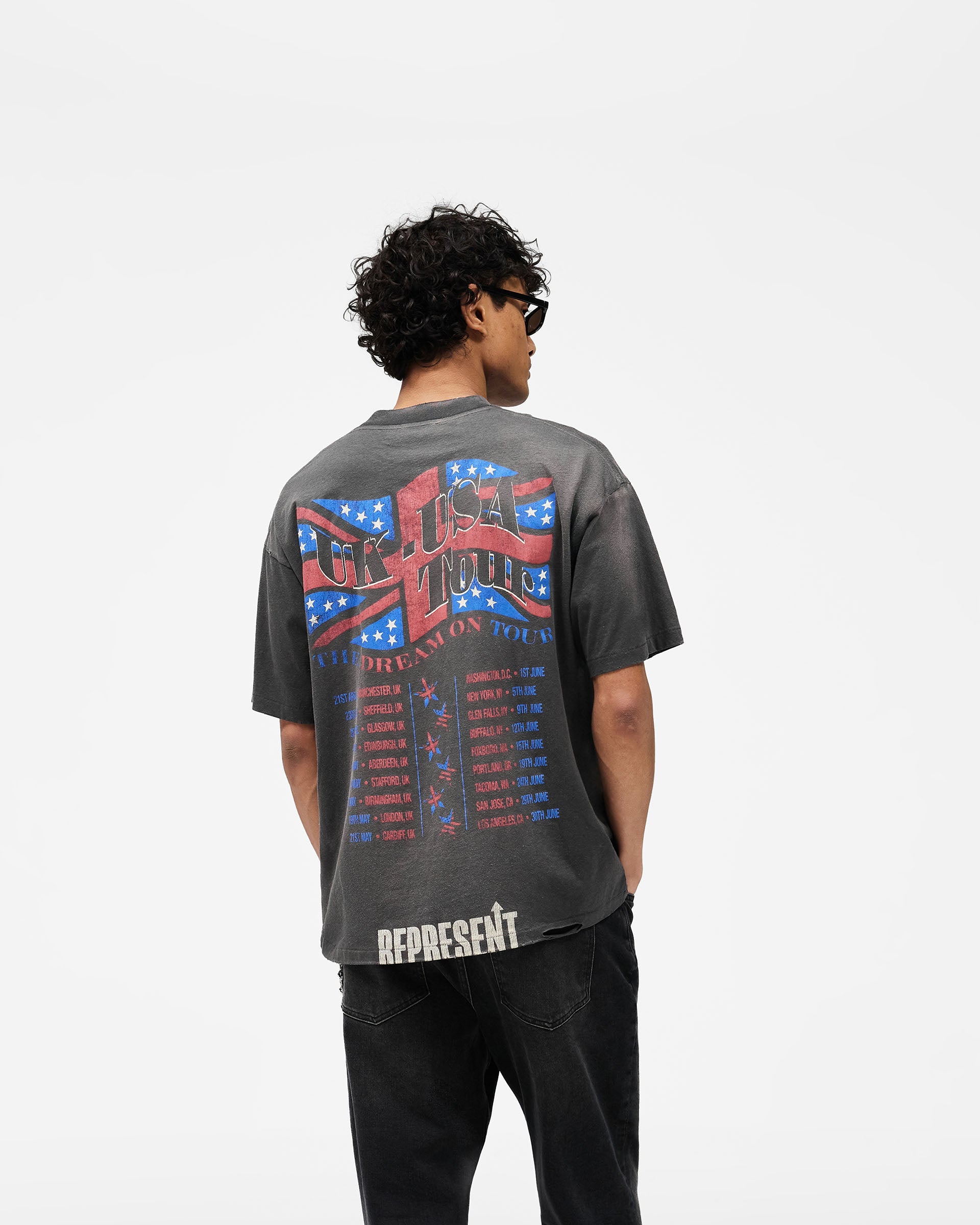 Dream On Tour T-Shirt - Sun Fade Grey