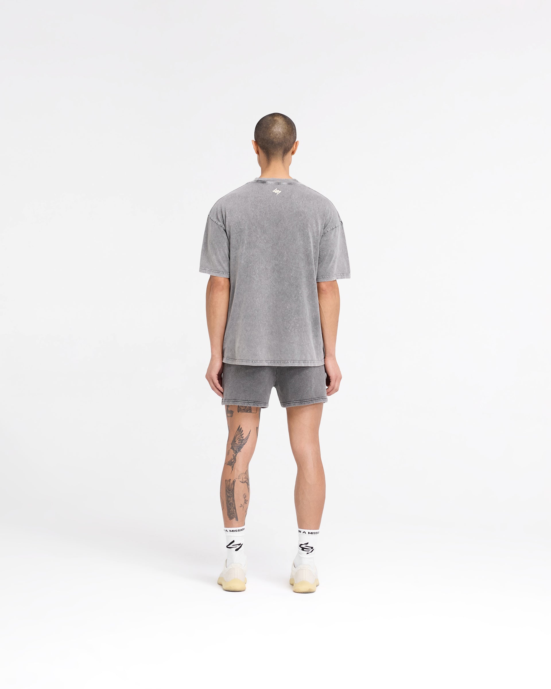 247 Vs The World Jersey Shorts - Pewter