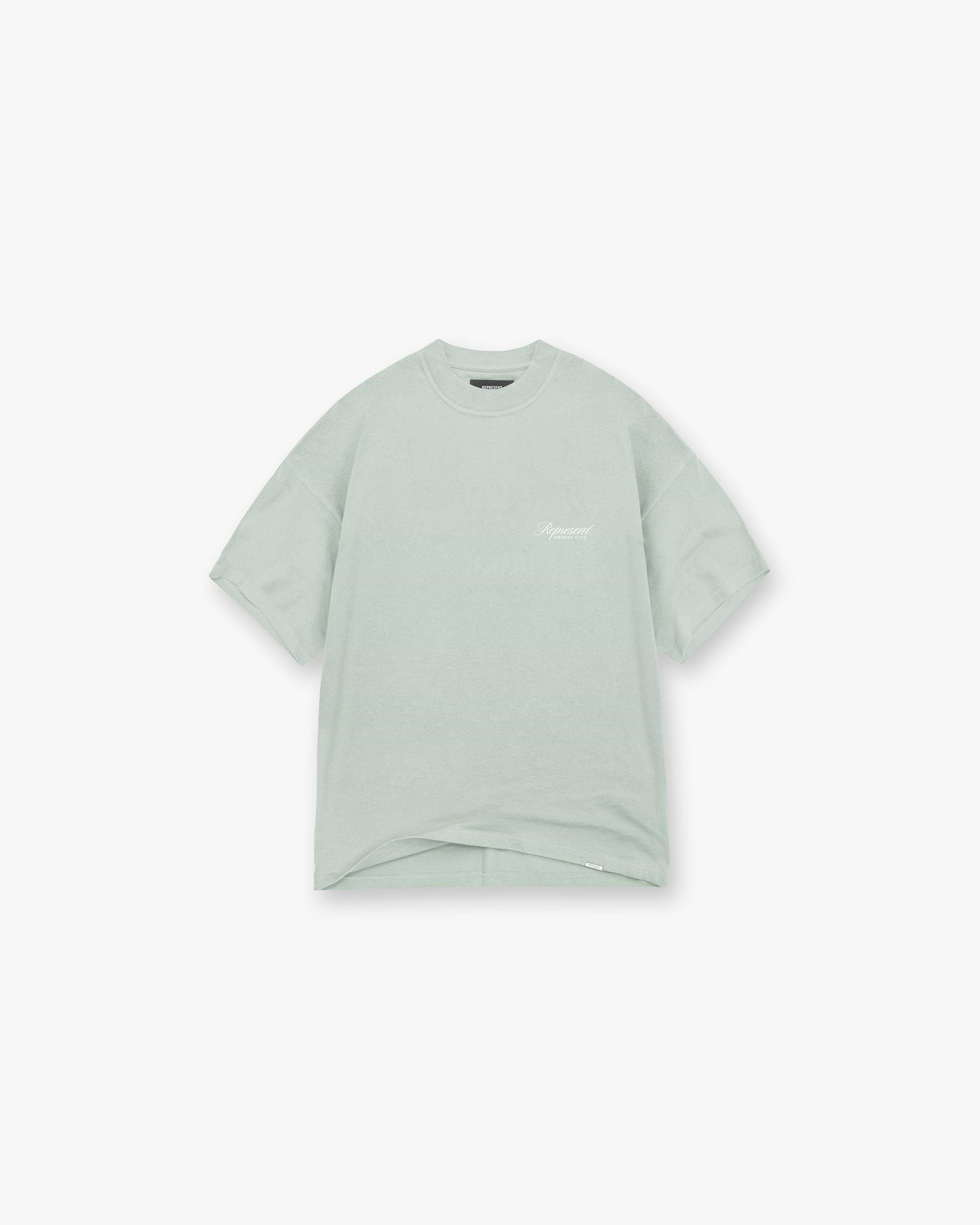 Represent X Ounass Owners Club Script T-Shirt - Lily Pad