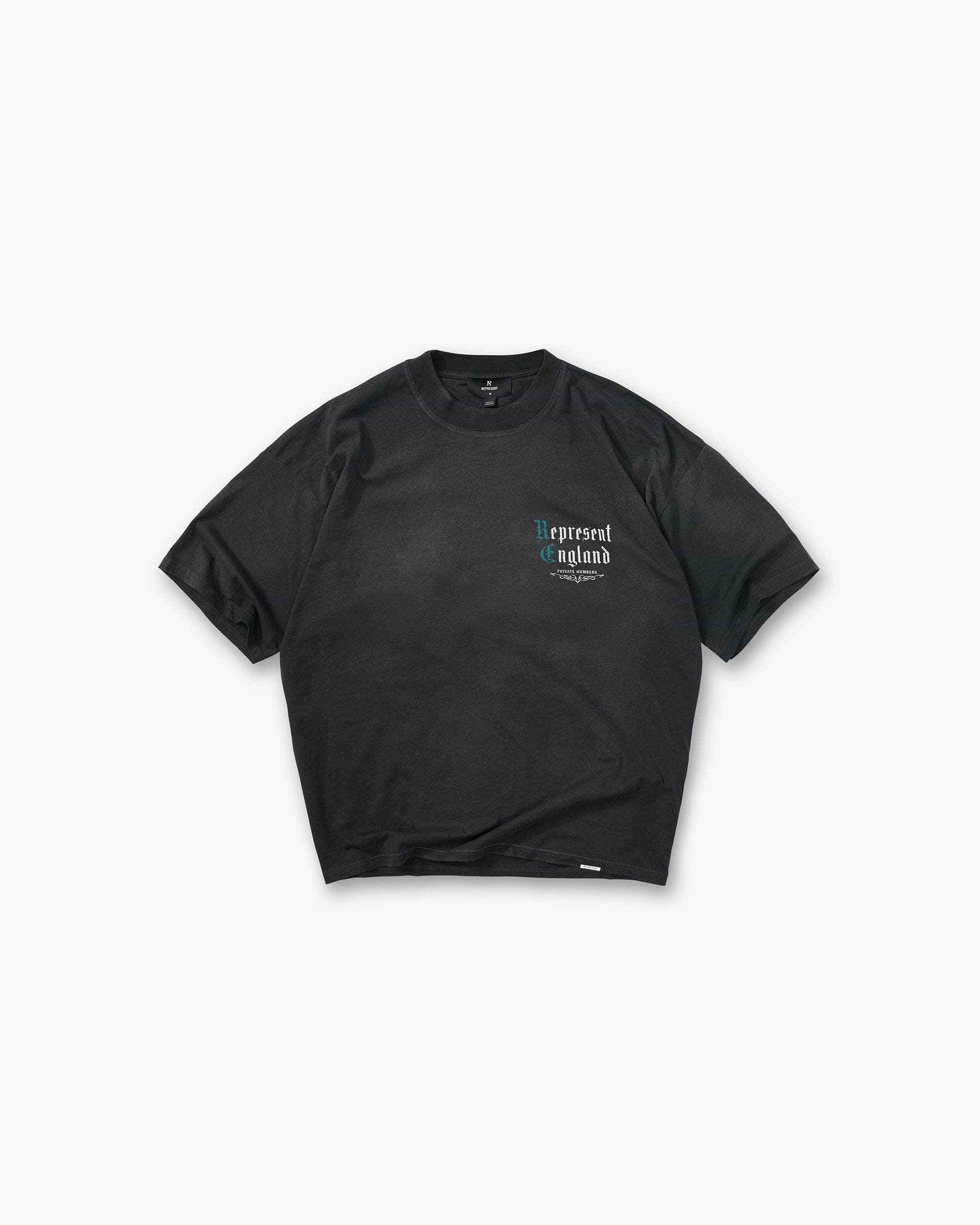 Private Members T-Shirt - Stained Black