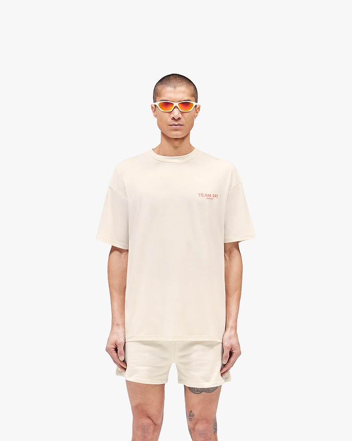 Team 247 Oversized T-Shirt - Cream
