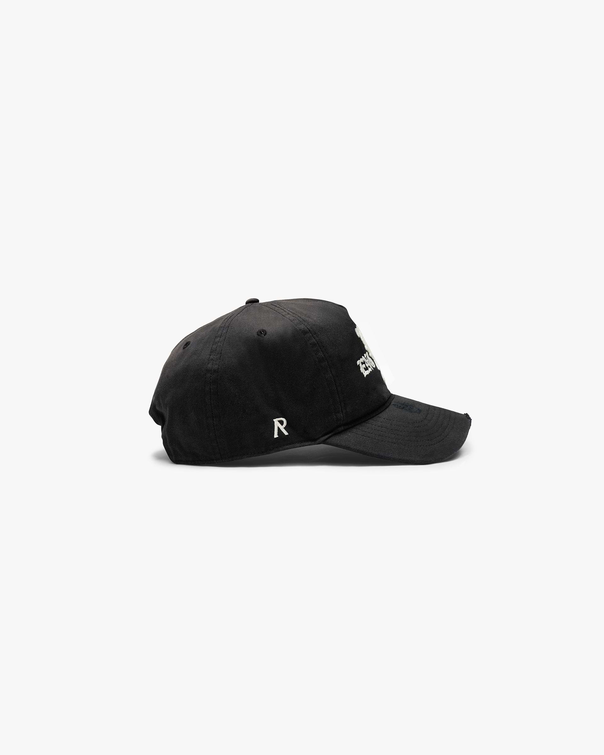 Represent X 47 EngLAnd Old English Cap | Aged Black | REPRESENT