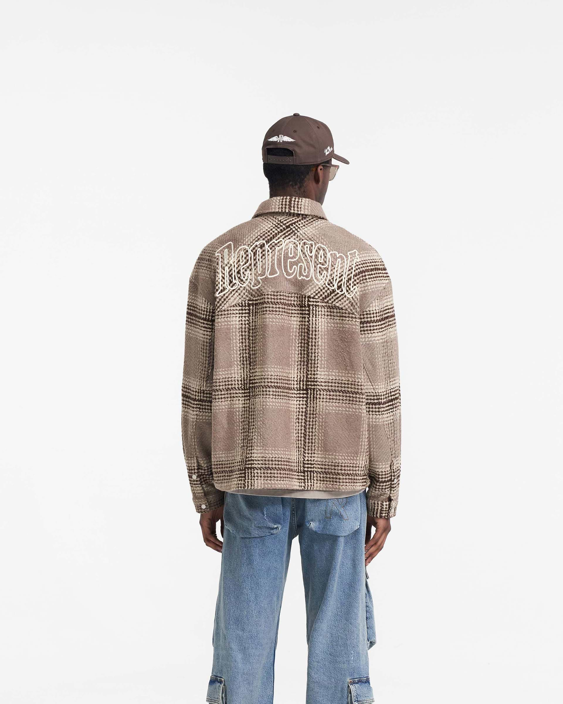 Represent Flannel Shirt - Brown Check