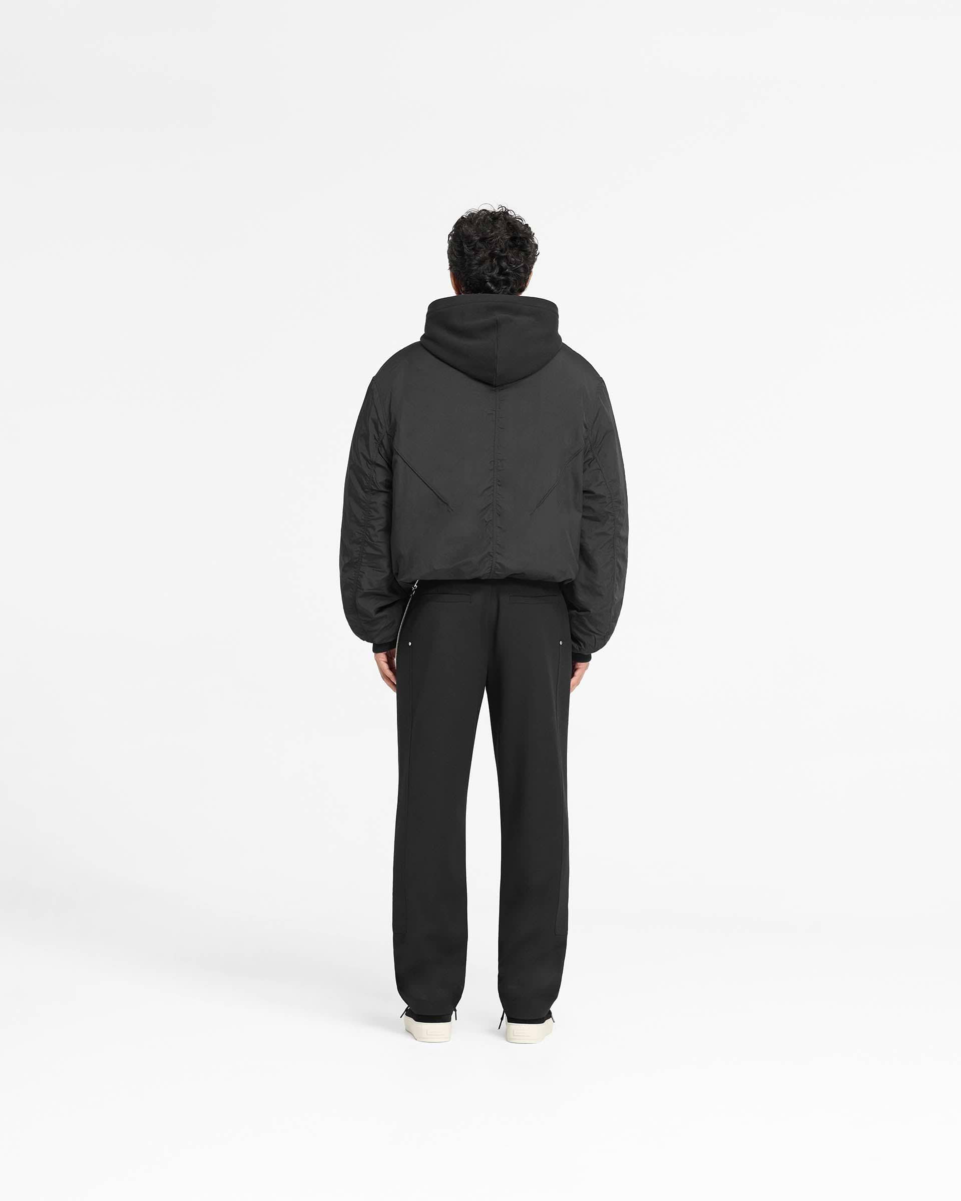 Jersey Hood Bomber | Black | REPRESENT