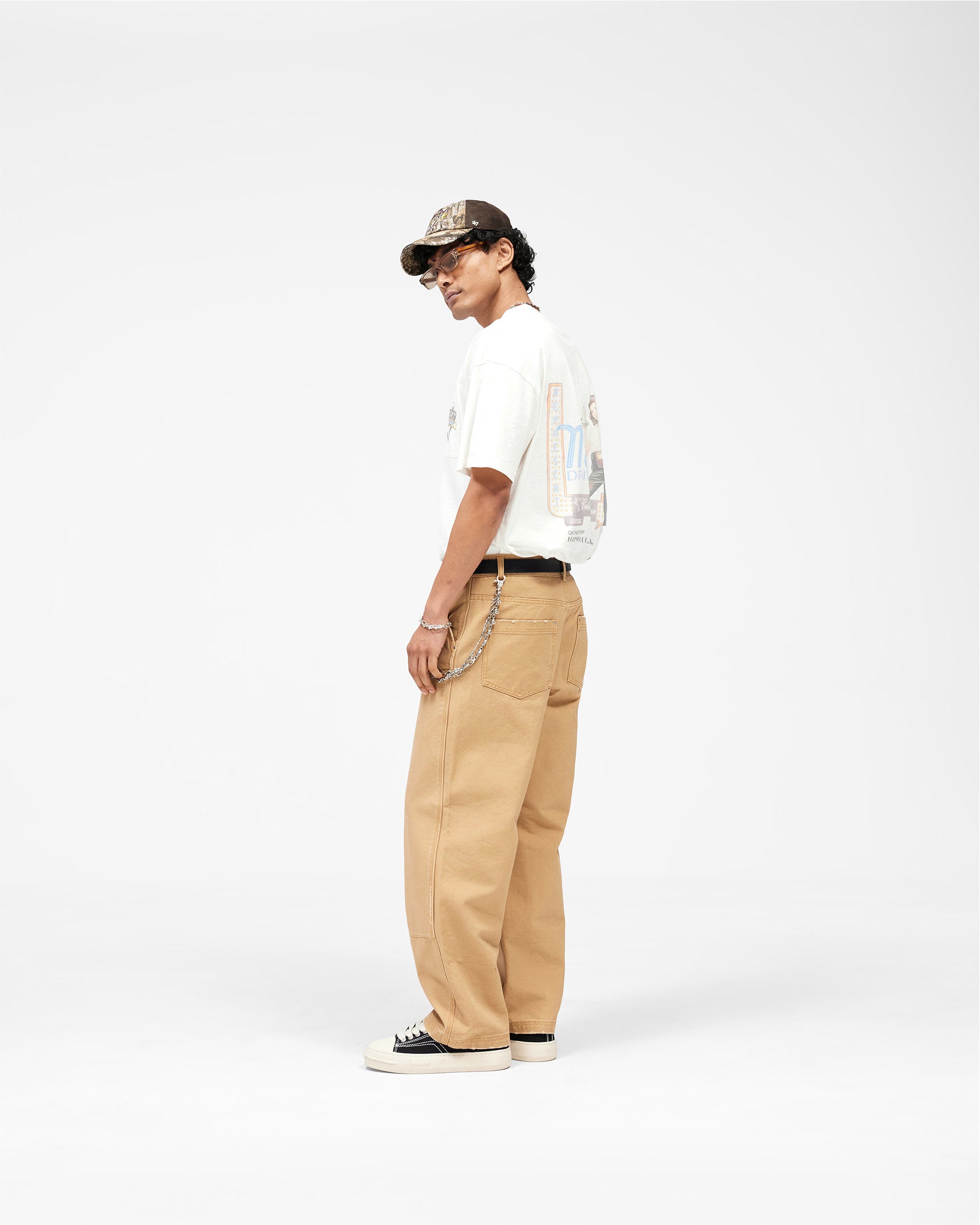 Represent x Mels Diner T-Shirt - Flat White