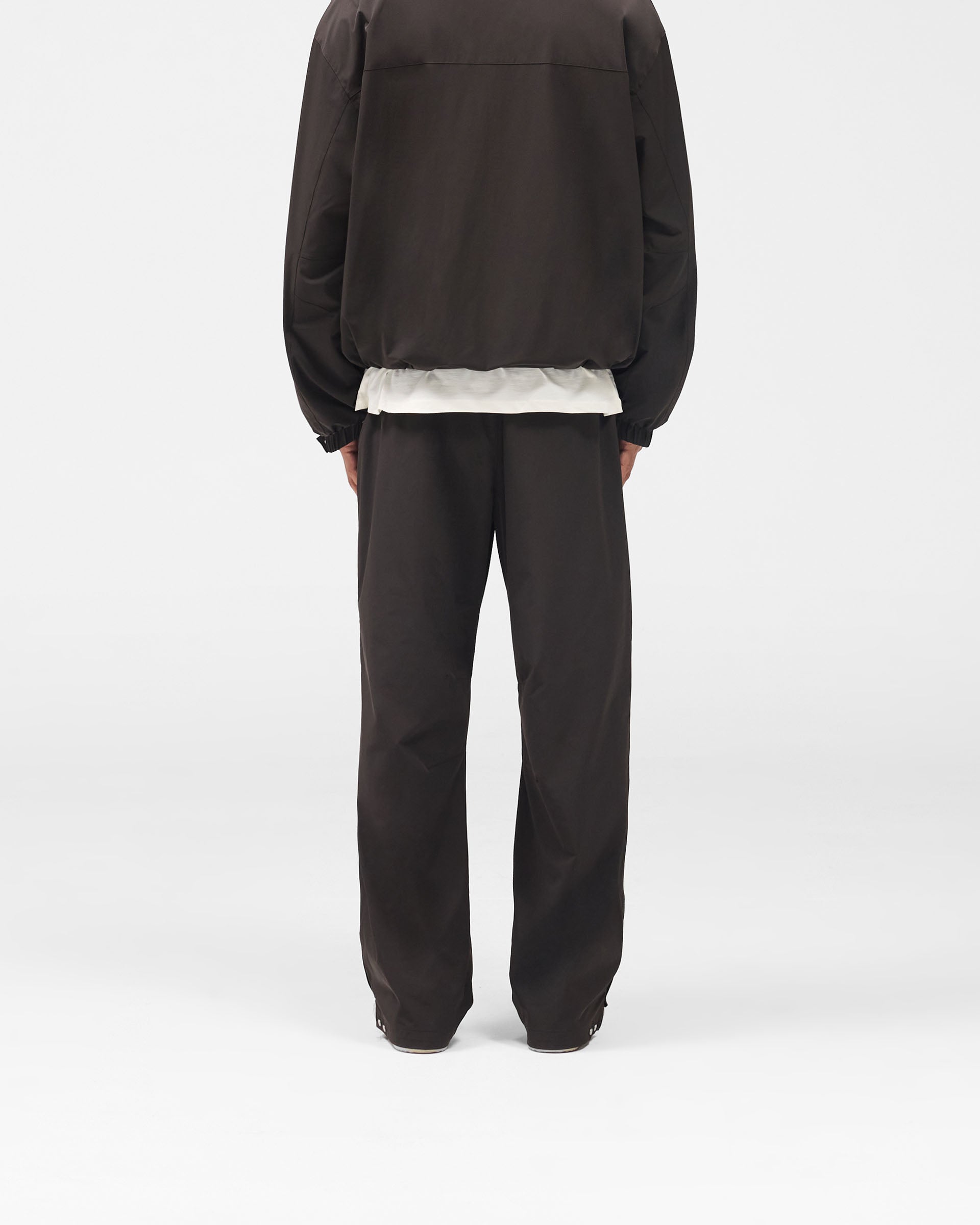 Initial Nylon Track Pant - Coffee