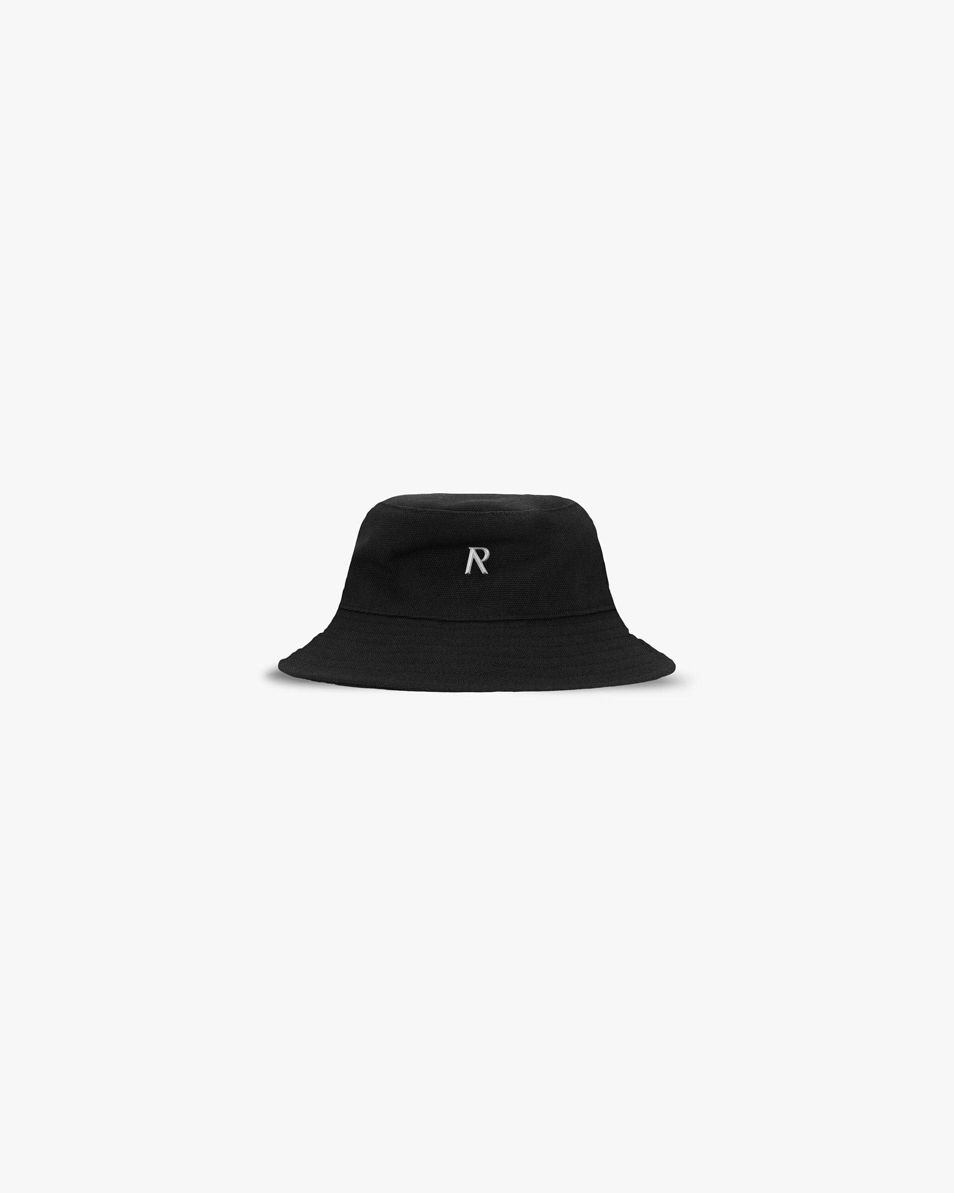 Jet Black Initial Bucket Hat | Accessories | REPRESENT
